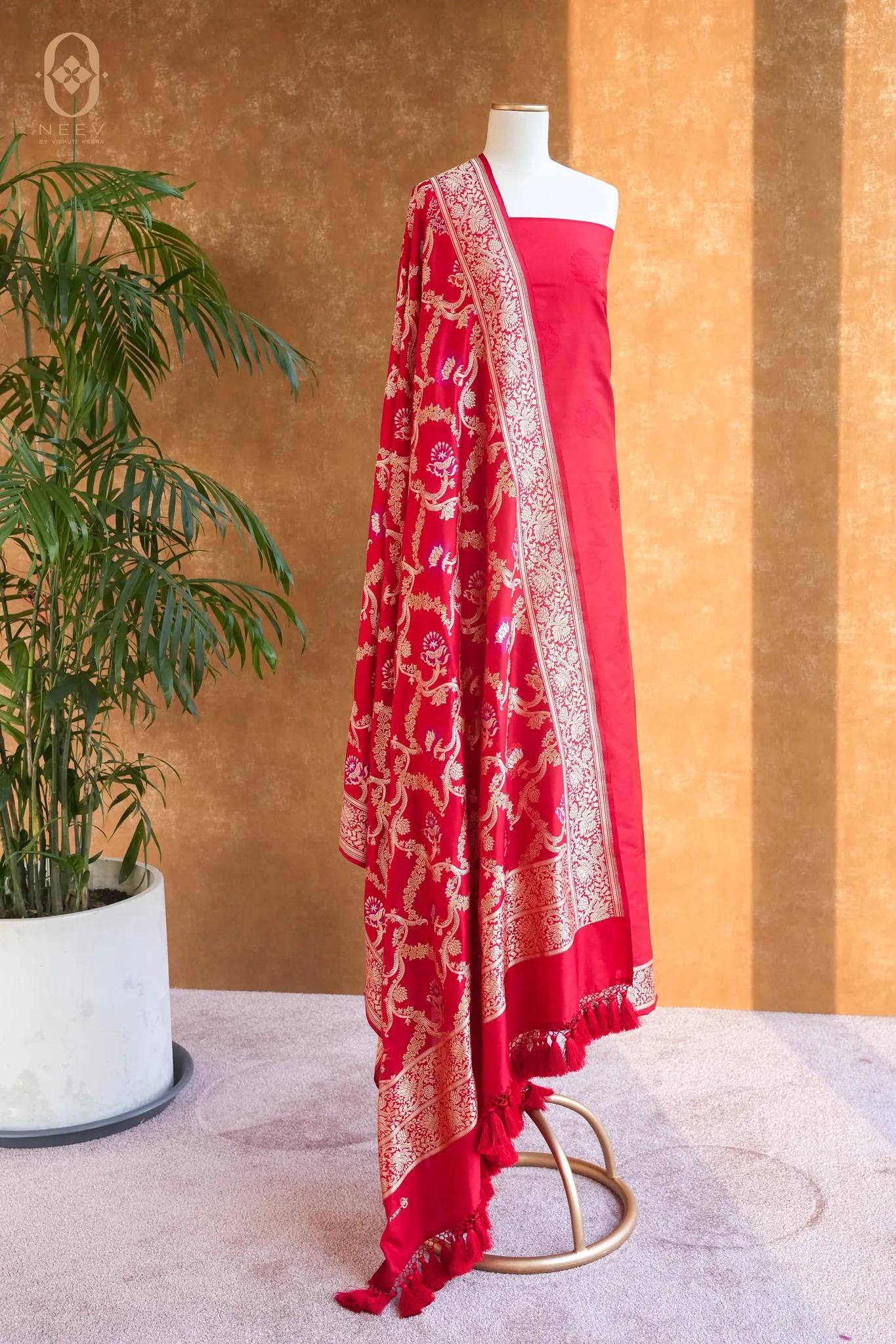 Premium Katan Silk Suit Set