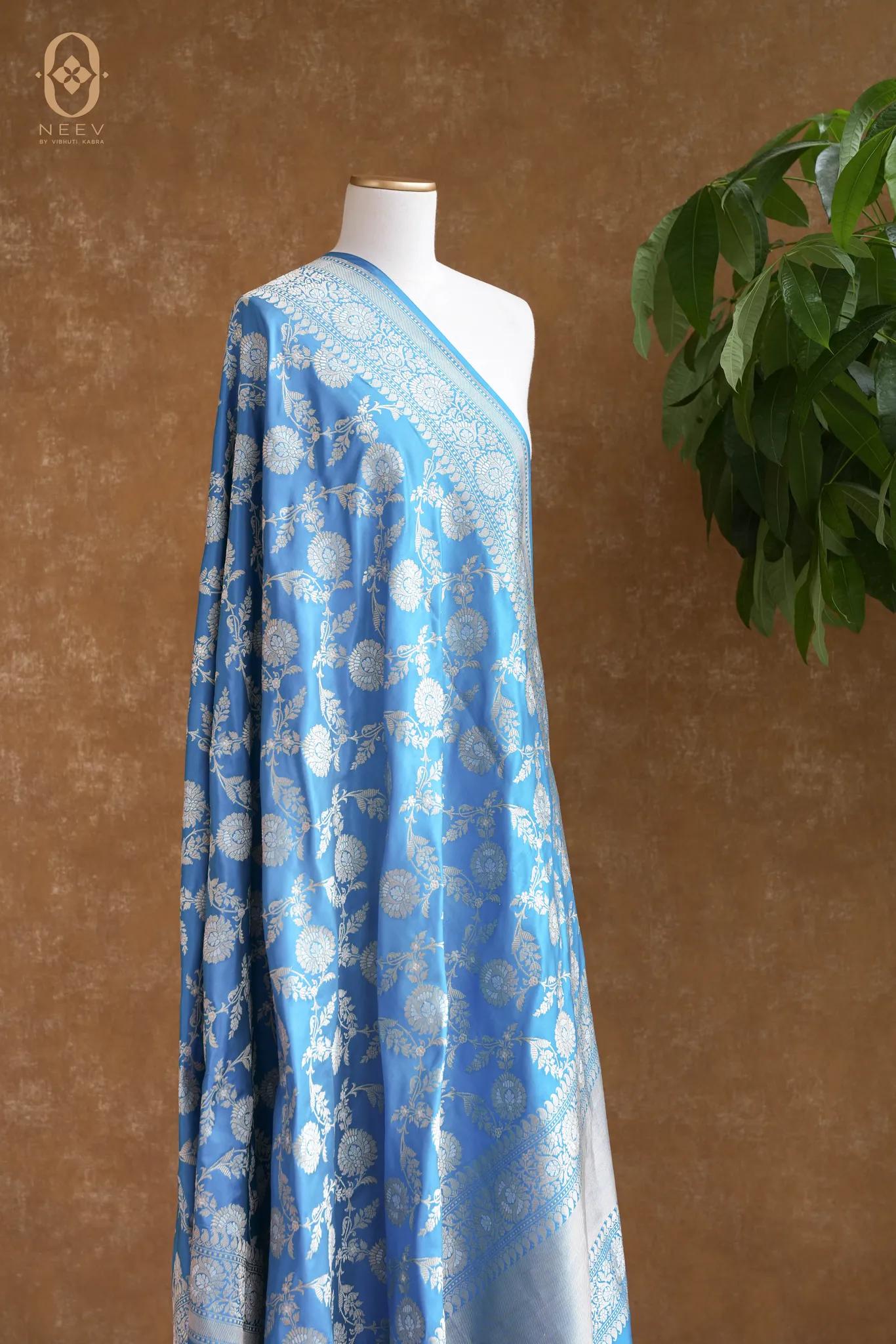 Premium Katan Silk Sona Rupa Jaal Dupatta