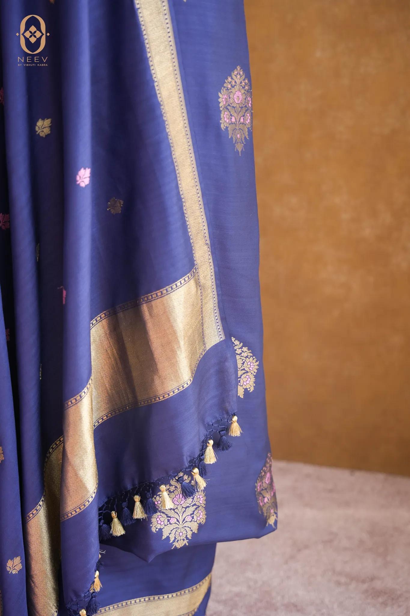 Meenakari Katan Silk Suit Set