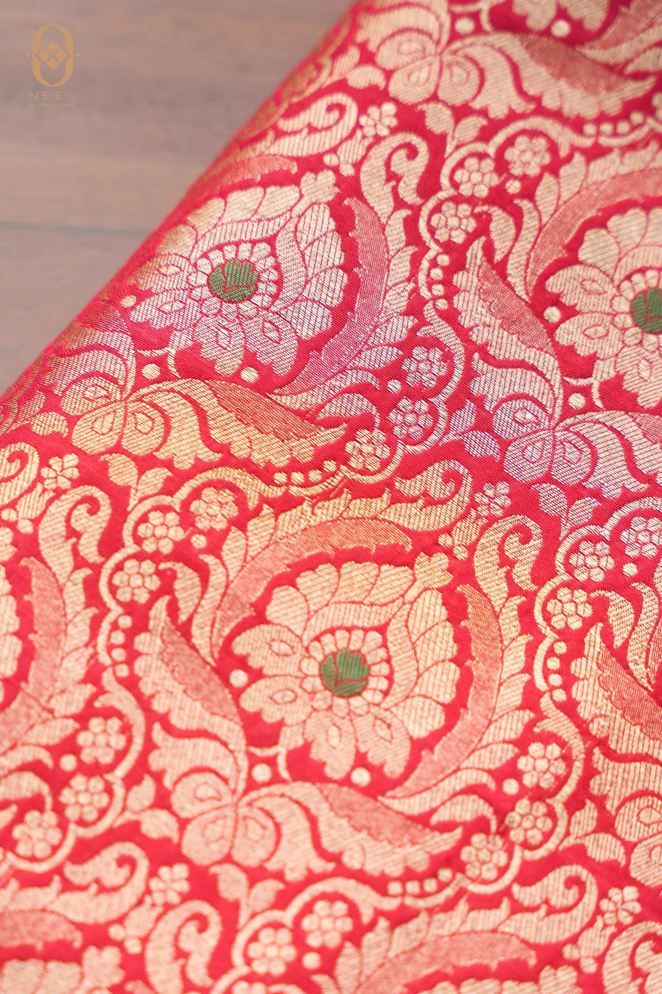 Katan Silk Brocade Fabric