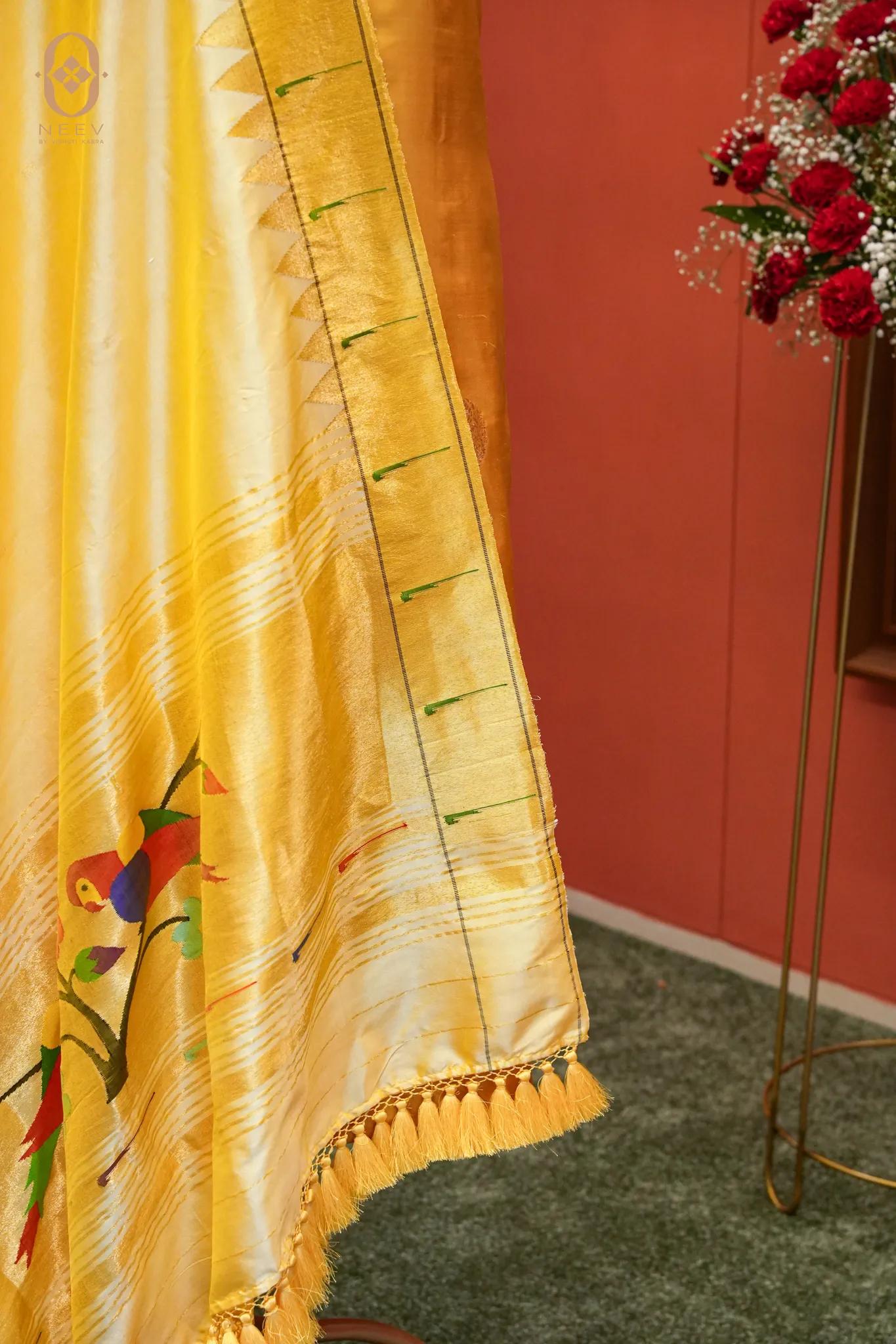 Katan Silk Paithani Suit Set