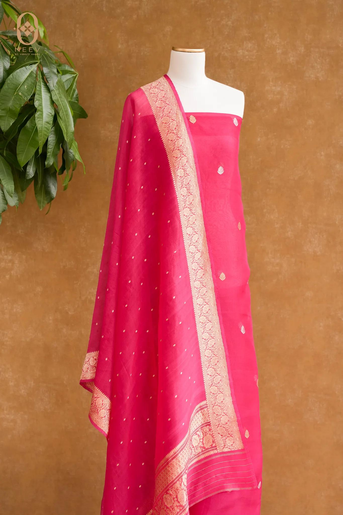 Kora Silk Boota Suit Set