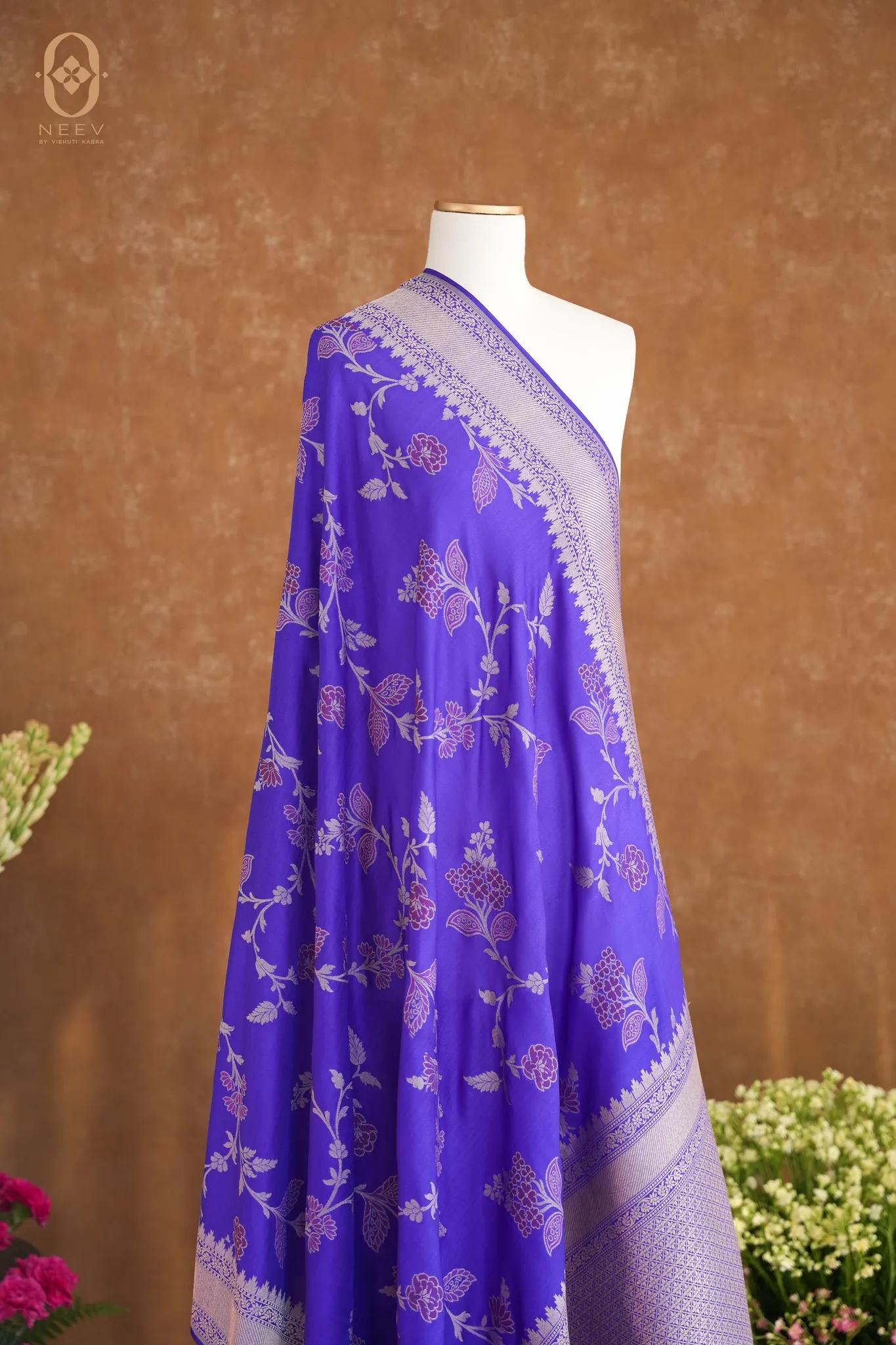 Katan Silk Meenakari Dupatta