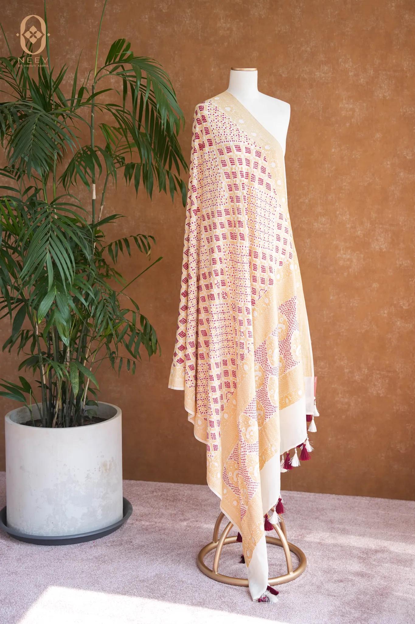 Rare Georgette Bandhani Dupatta