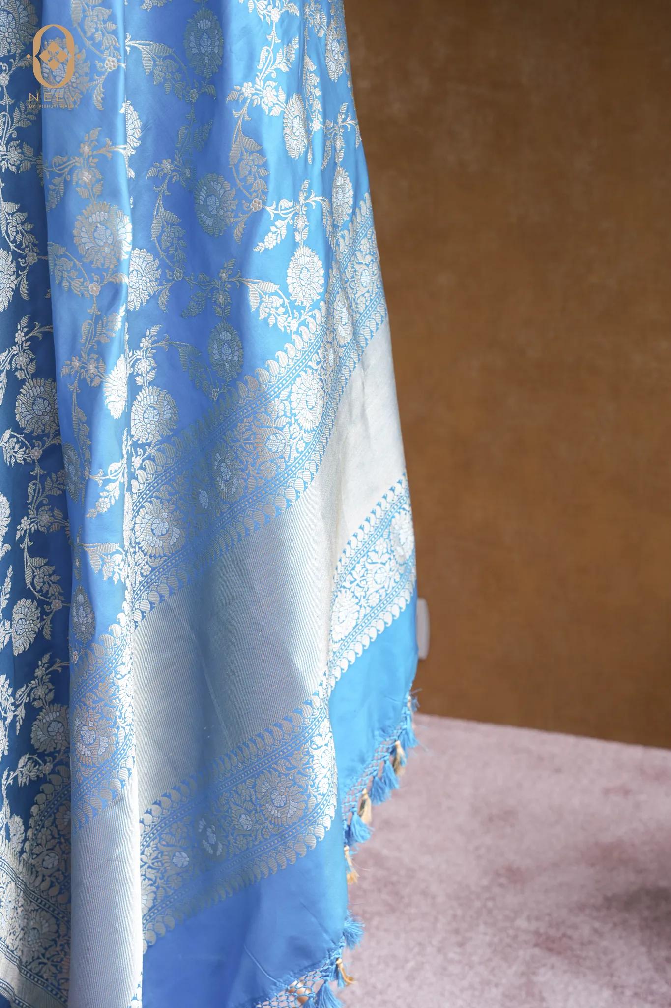 Premium Katan Silk Sona Rupa Jaal Dupatta