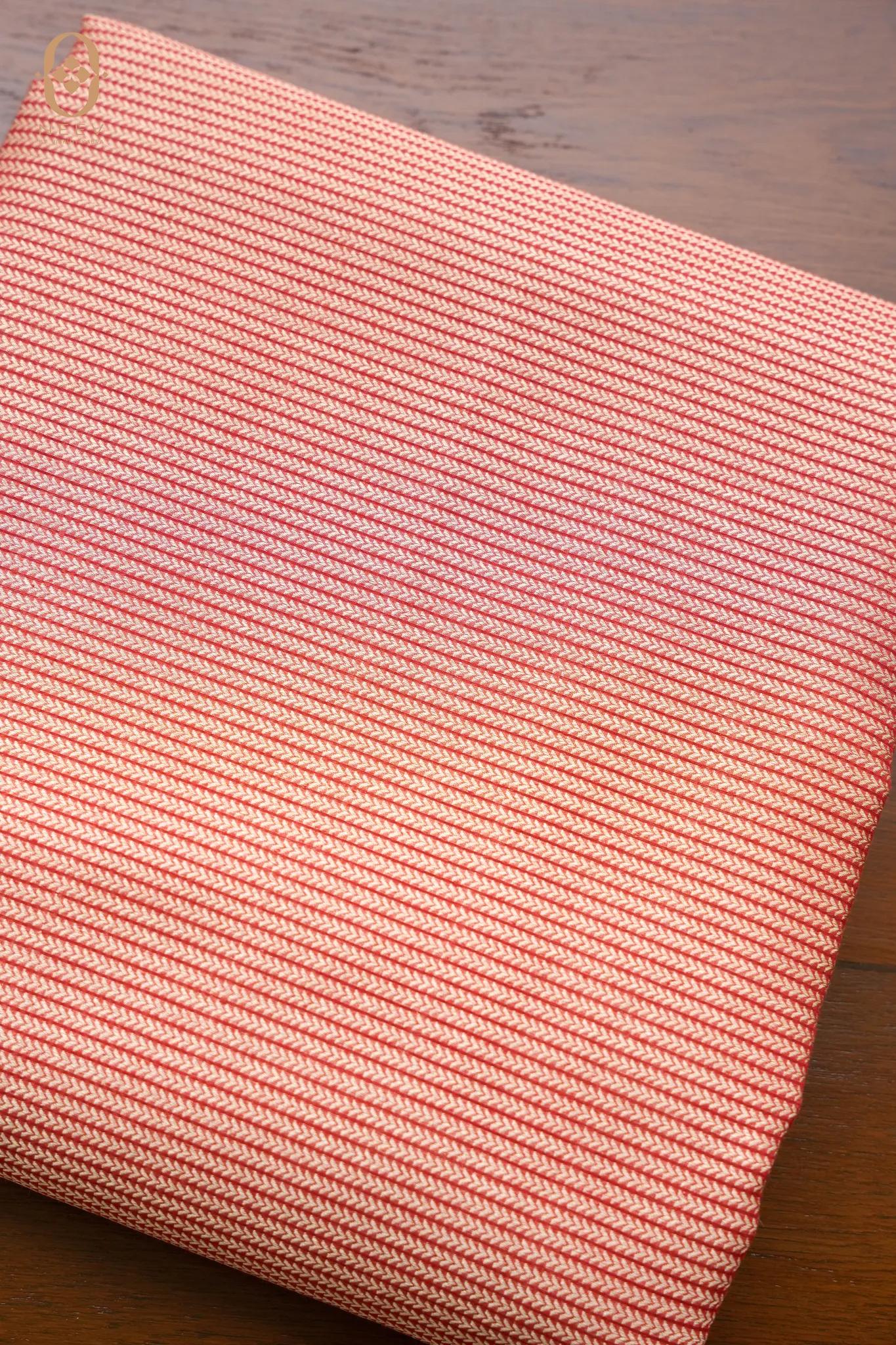 Neev Bestseller- Premium Cotton Stripe Brocade Fabric