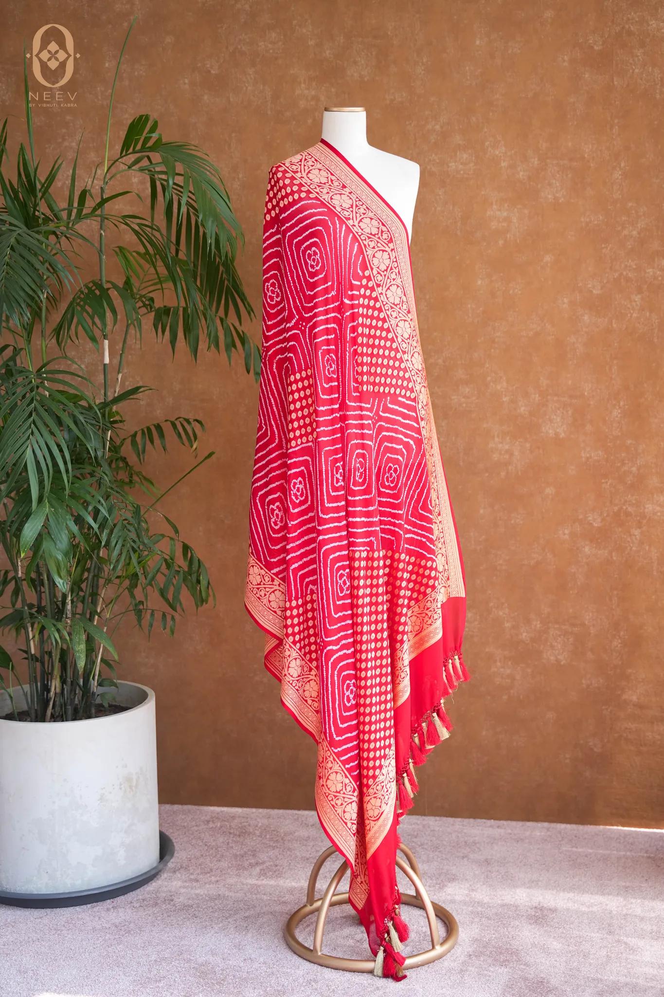 Georgette Bandhani Dupatta