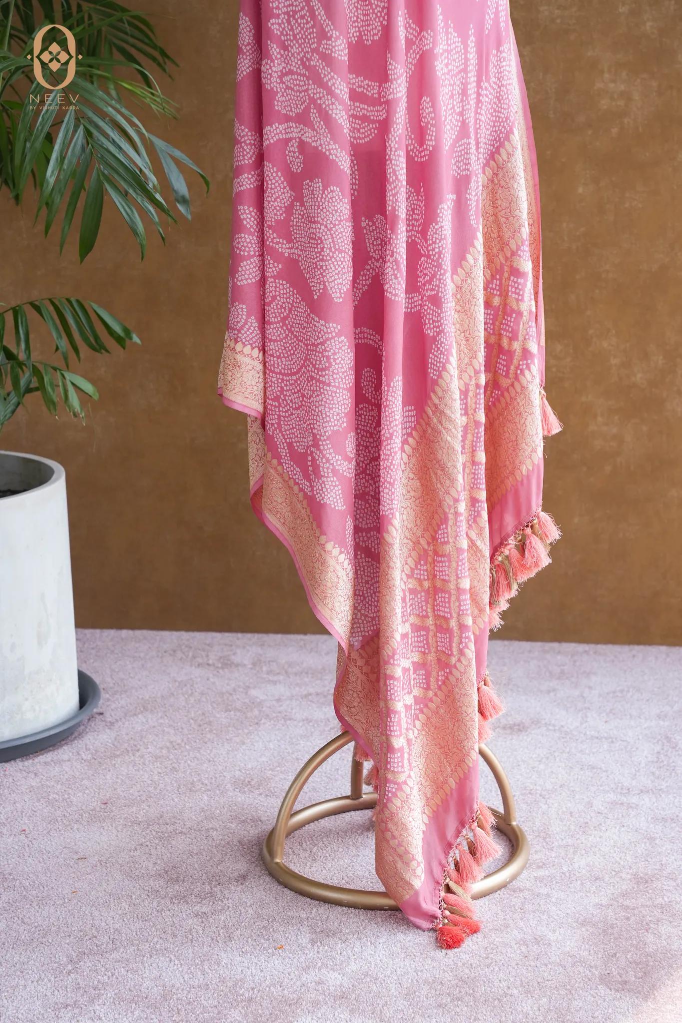 Georgette Bandhani Dupatta