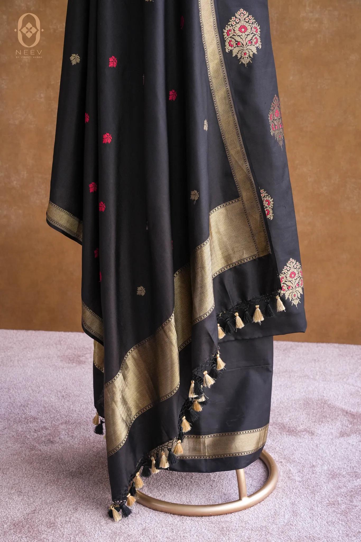 Katan Silk Meenakari Suit Set