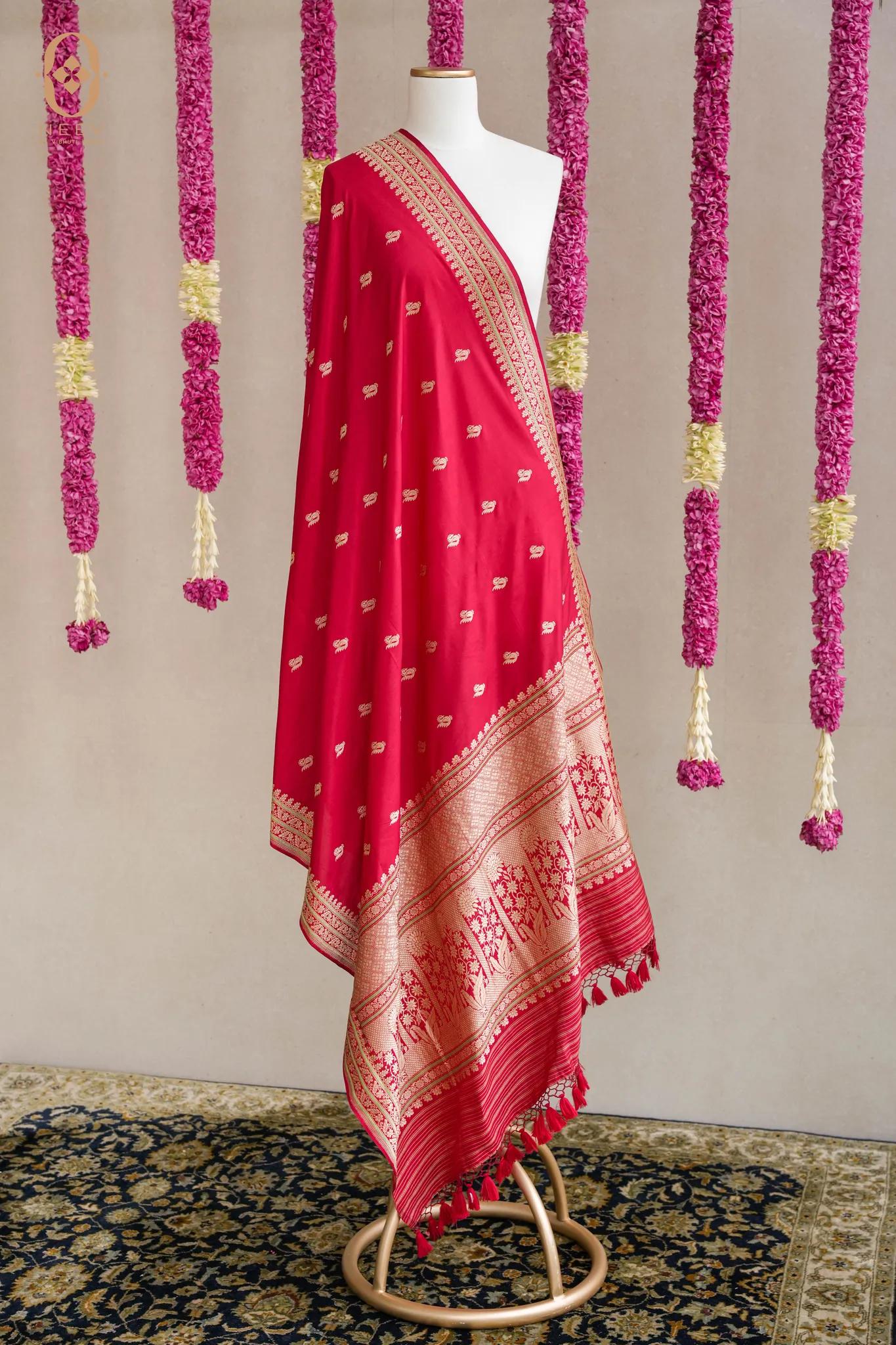 Katan Silk Boota Dupatta