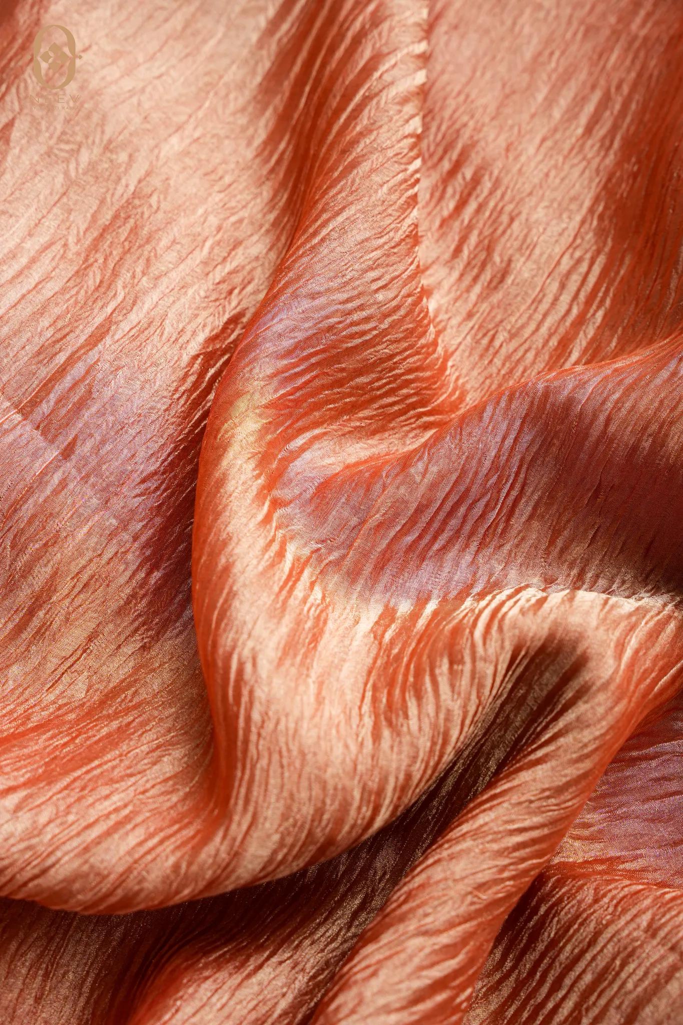 Crushed Tissue Silk Fabric