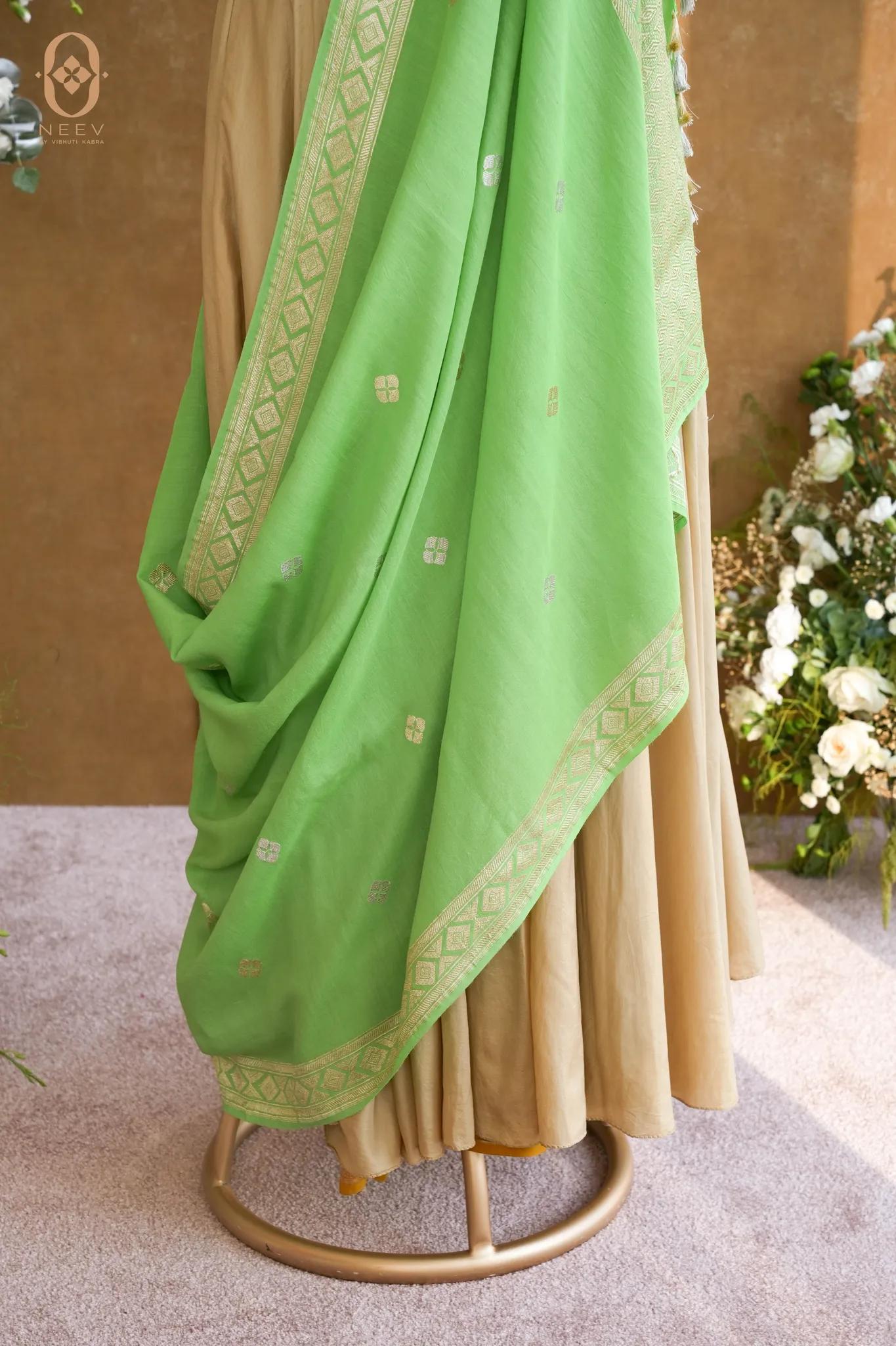 Neev Boota Munga Silk Dupatta