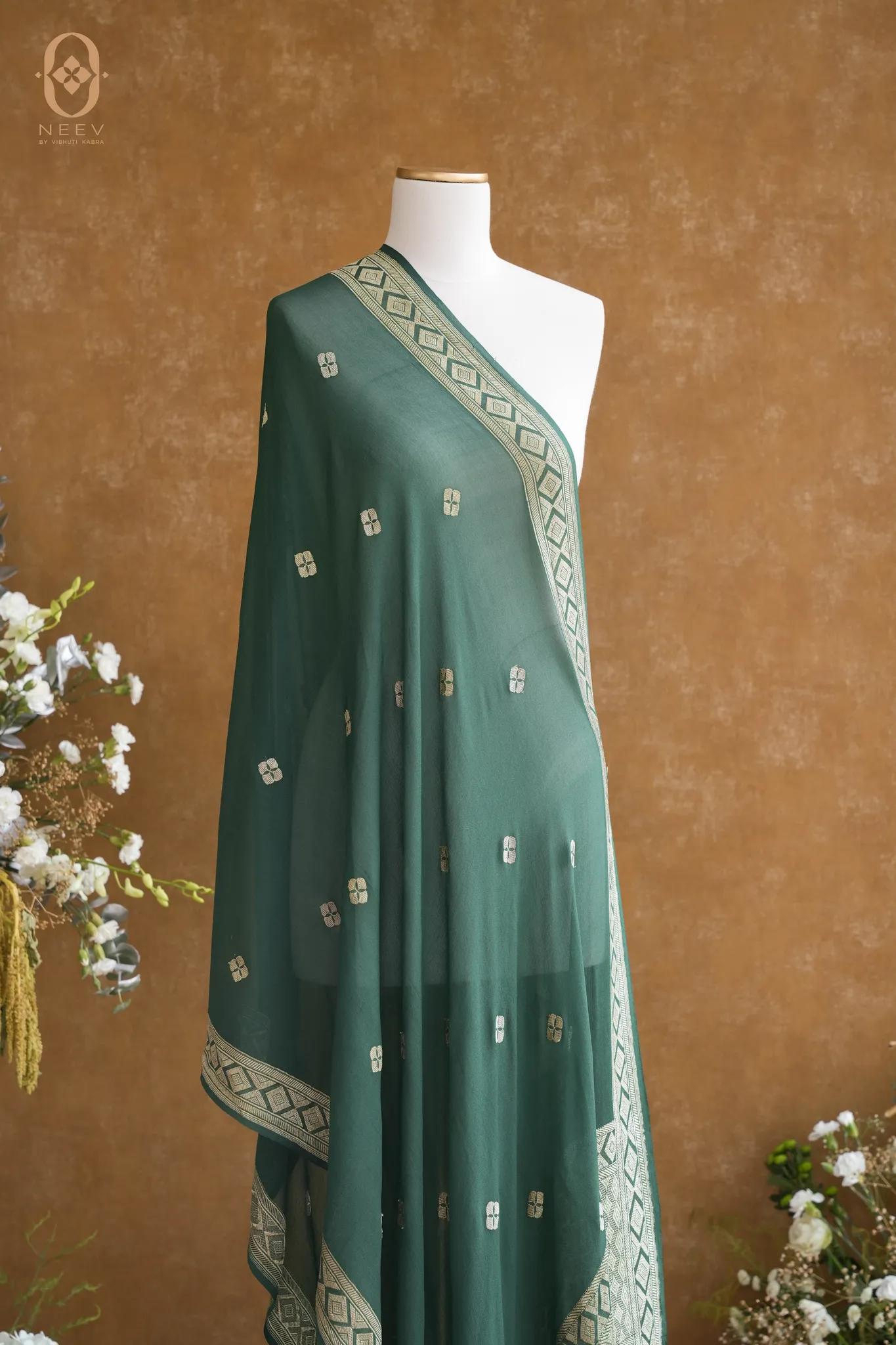 Georgette Neev Boota Dupatta