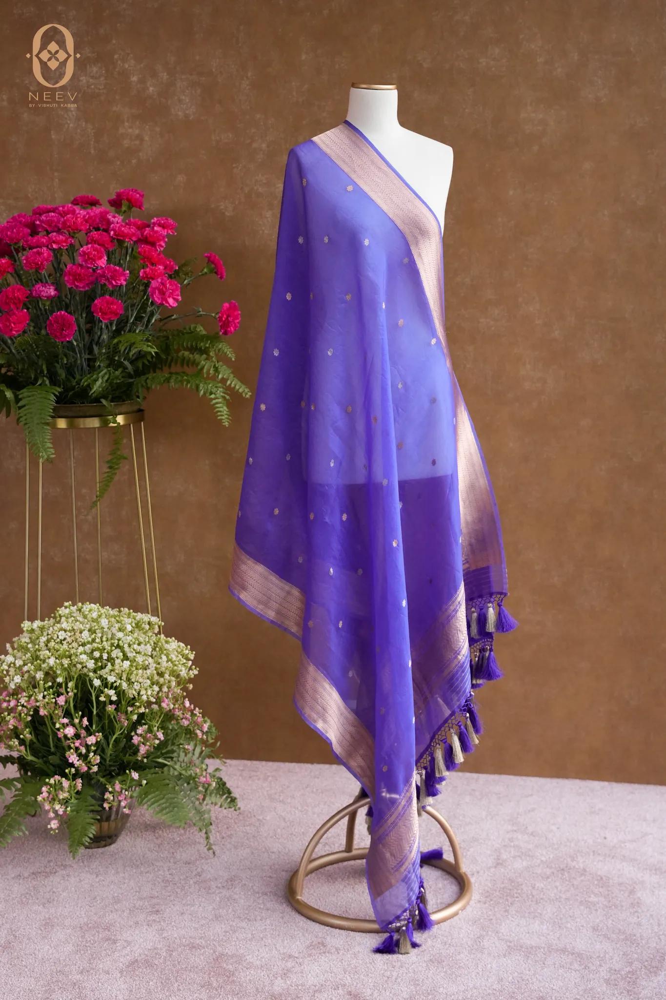Kora Silk Boota Dupatta