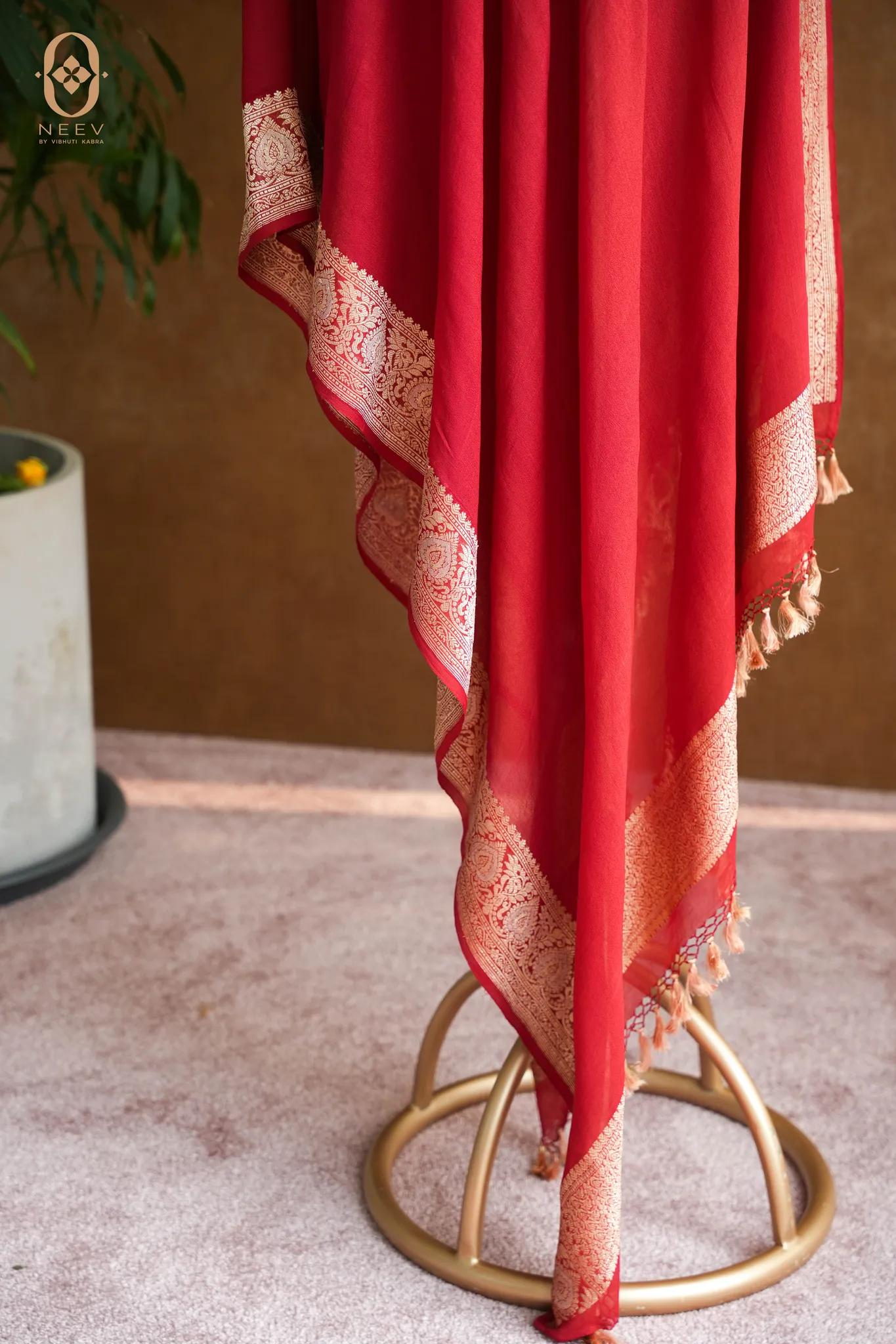 Paan Georgette Dupatta