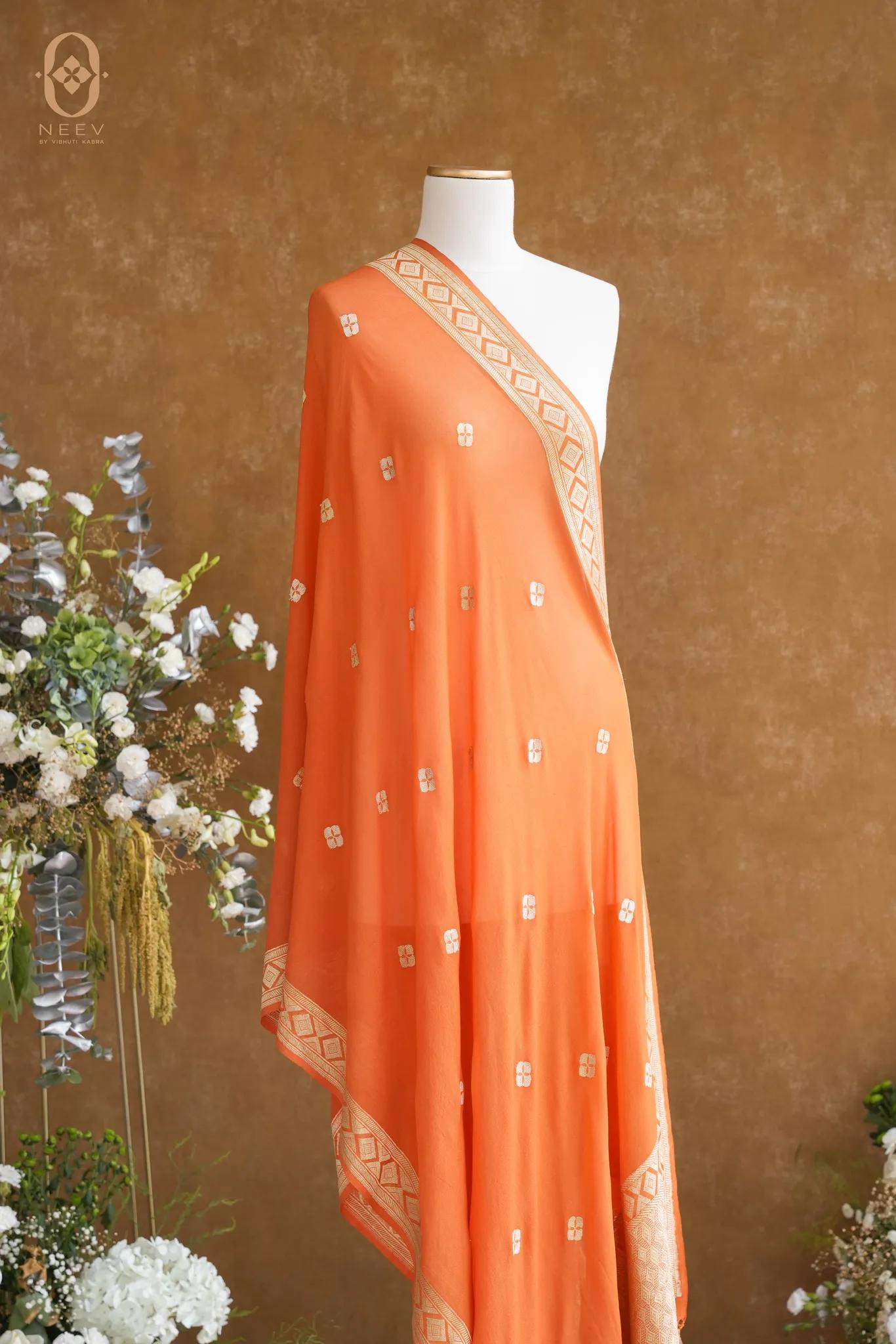 Georgette Neev Boota Dupatta