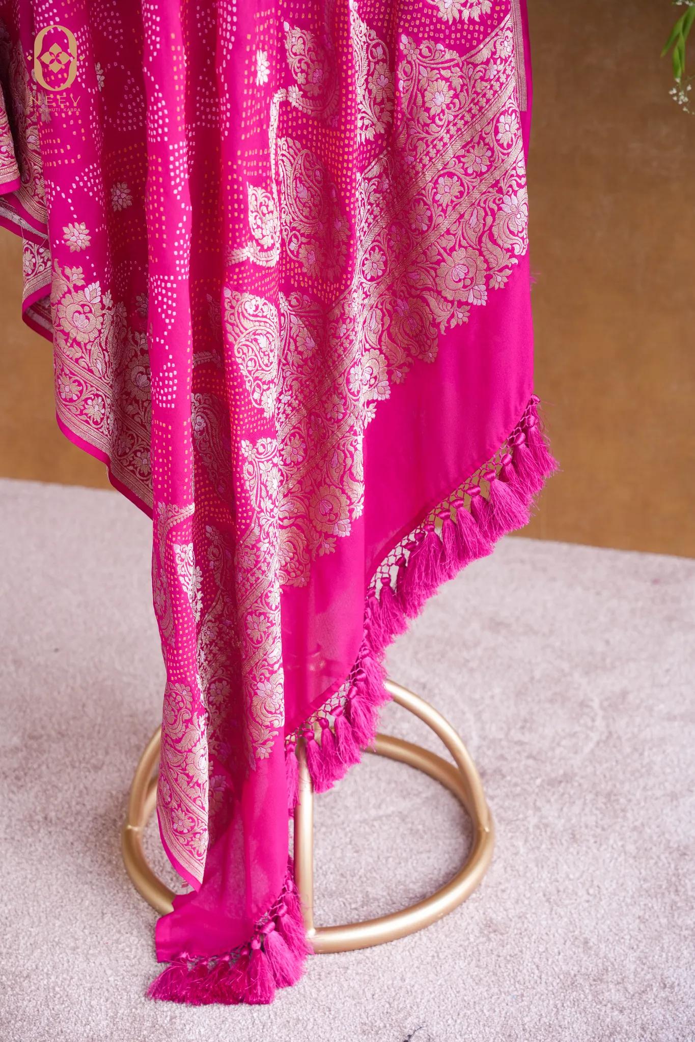 Georgette Bandhani Dupatta
