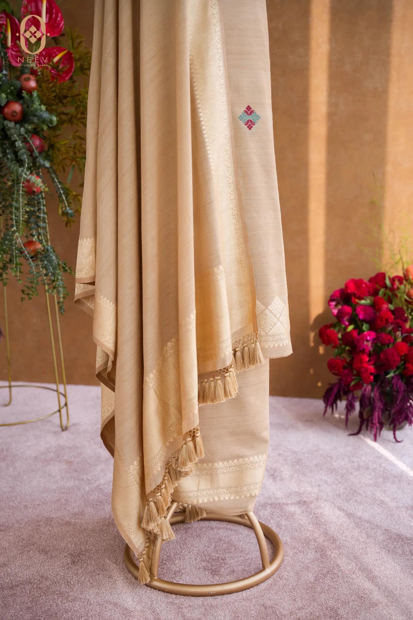 Ektara Munga Silk Phulkari Suit Set