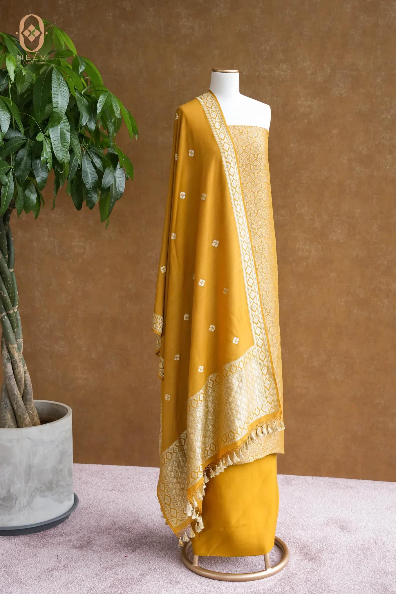 Georgette Brocade Suit Set