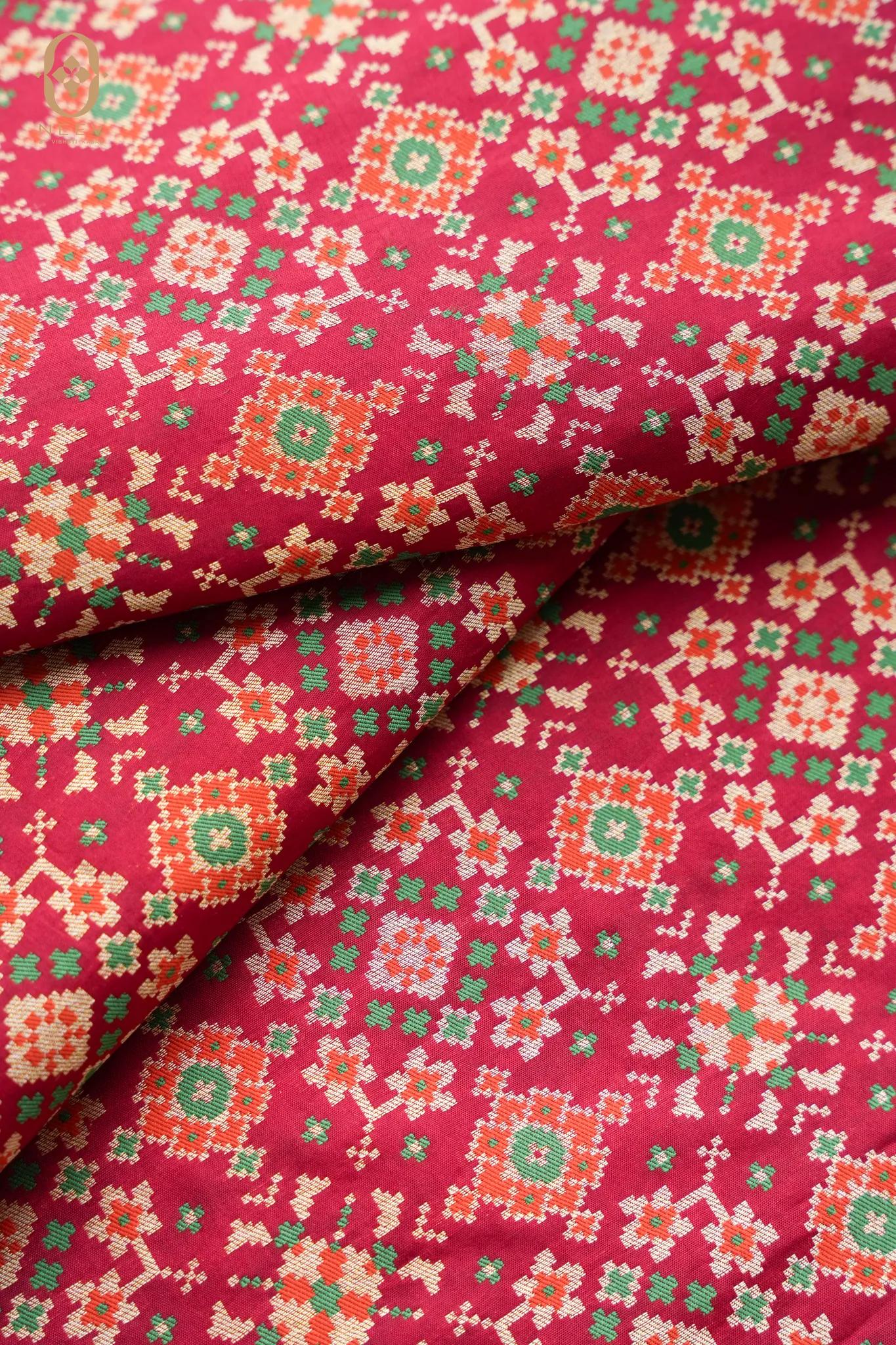 Patola Katan Silk Fabric