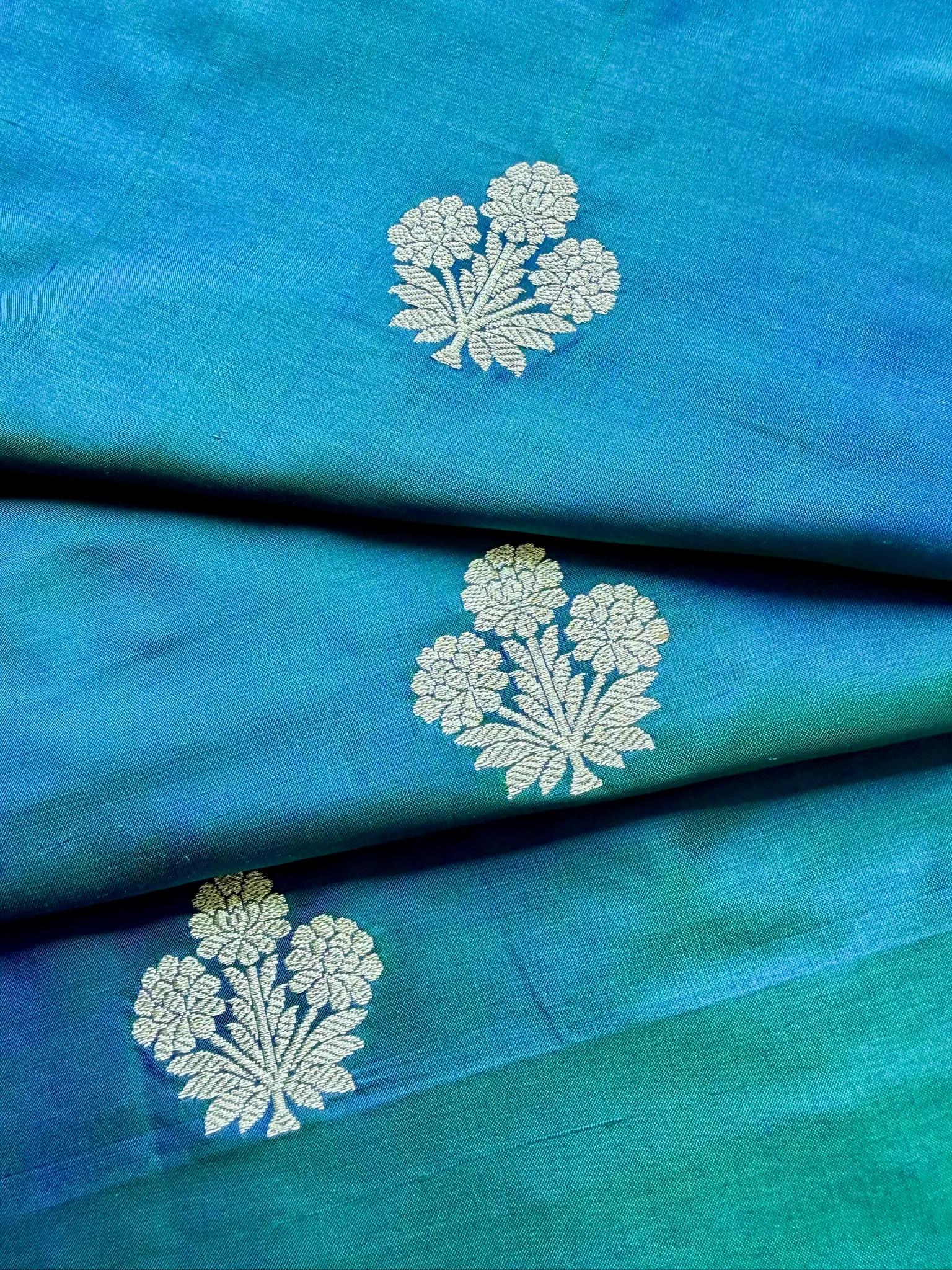Katan Silk Boota Fabric