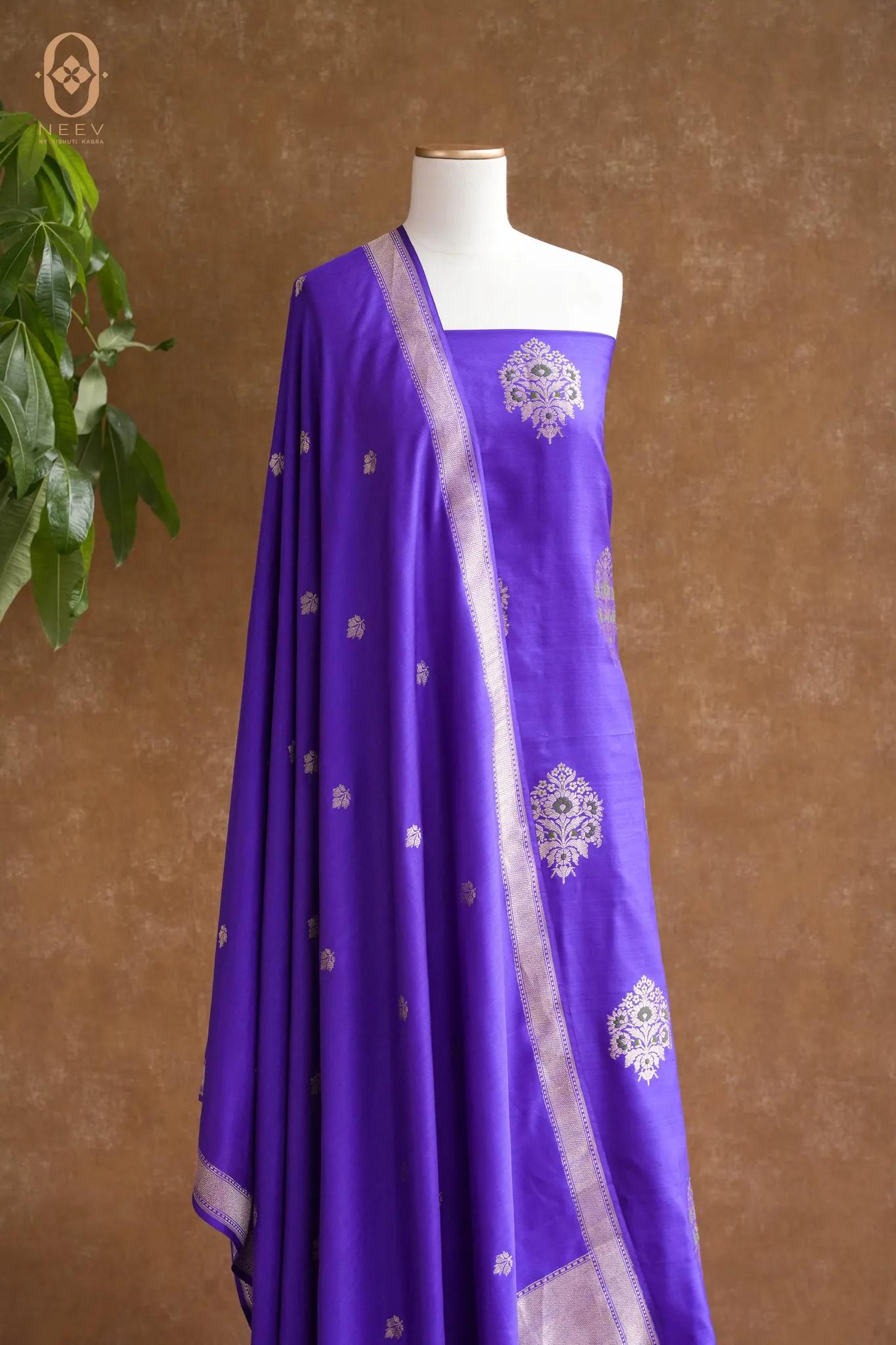 Meenakari Katan Silk Suit Set