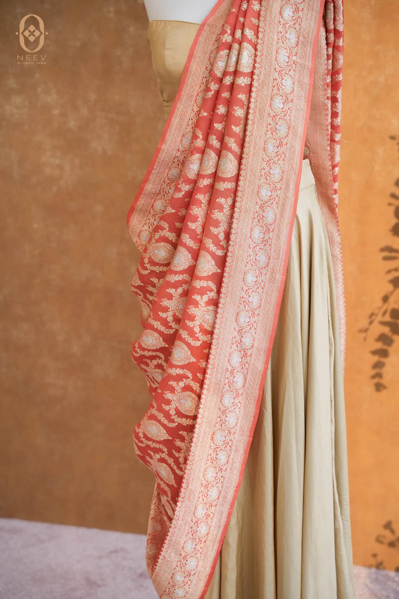 Georgette Khadwa Jaal Dupatta