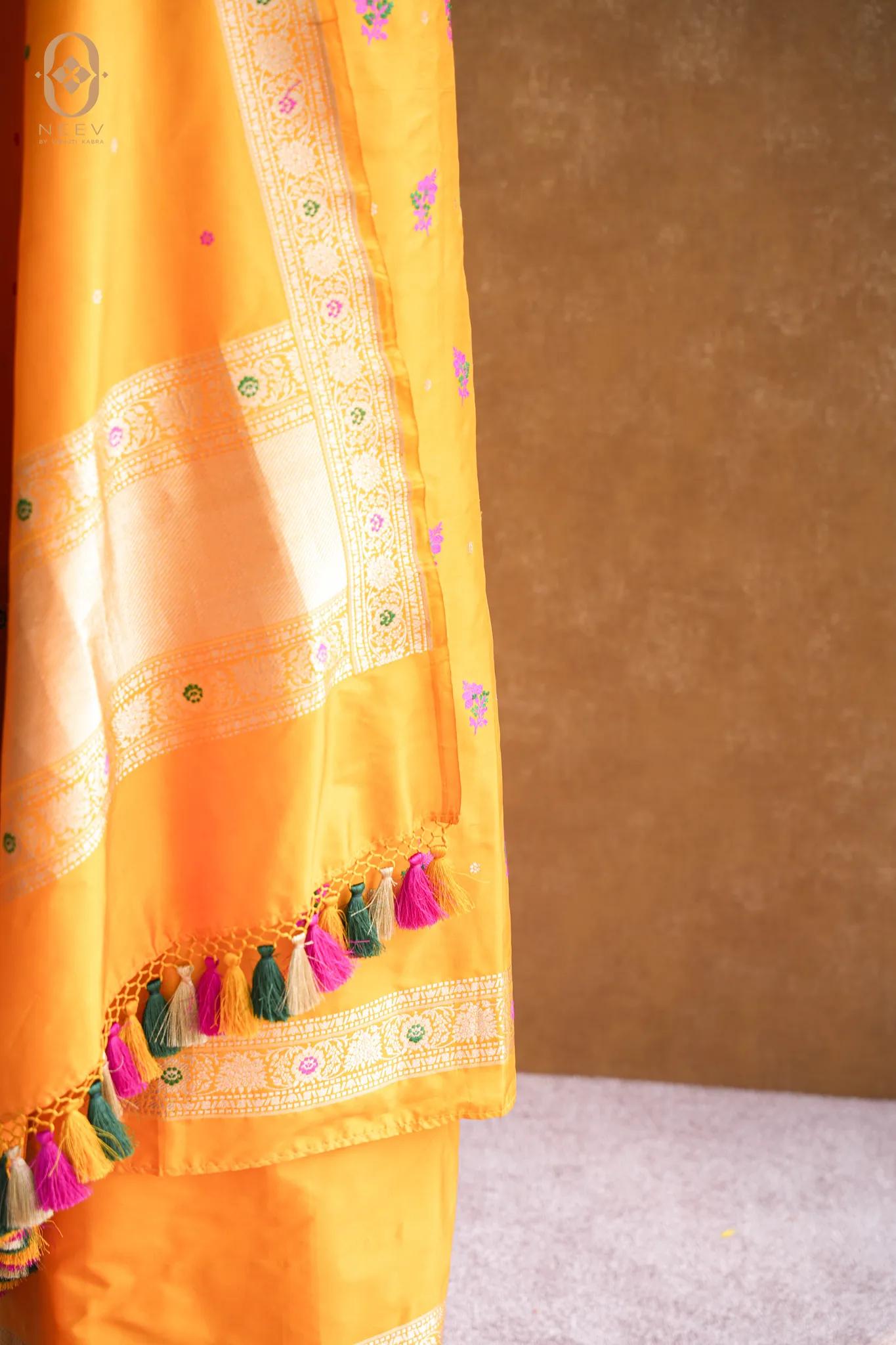 Katan Silk Meenakari Suit Set