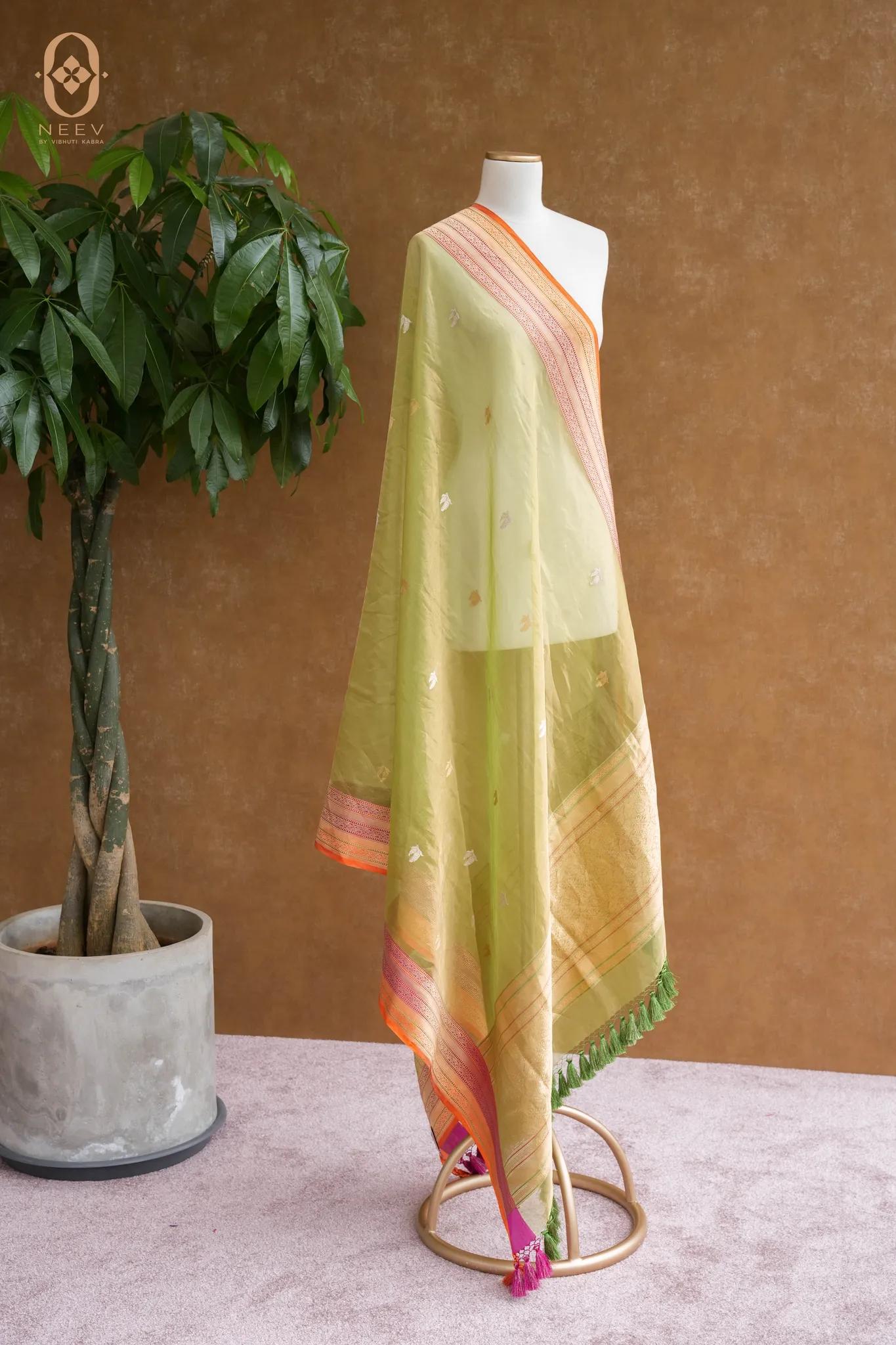 Kanjivaram Tissue Silk Dupatta