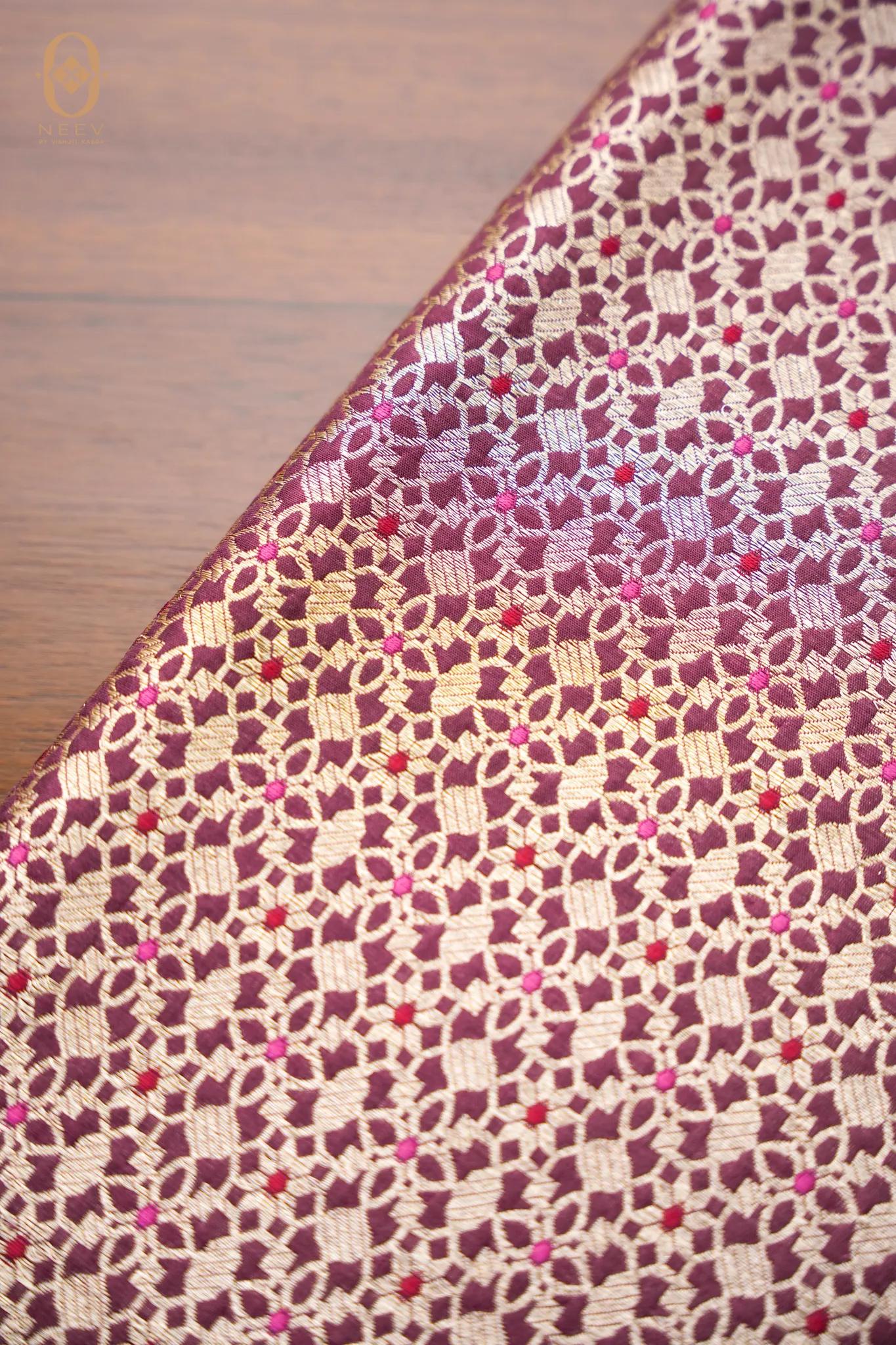 Katan Silk Brocade Fabric