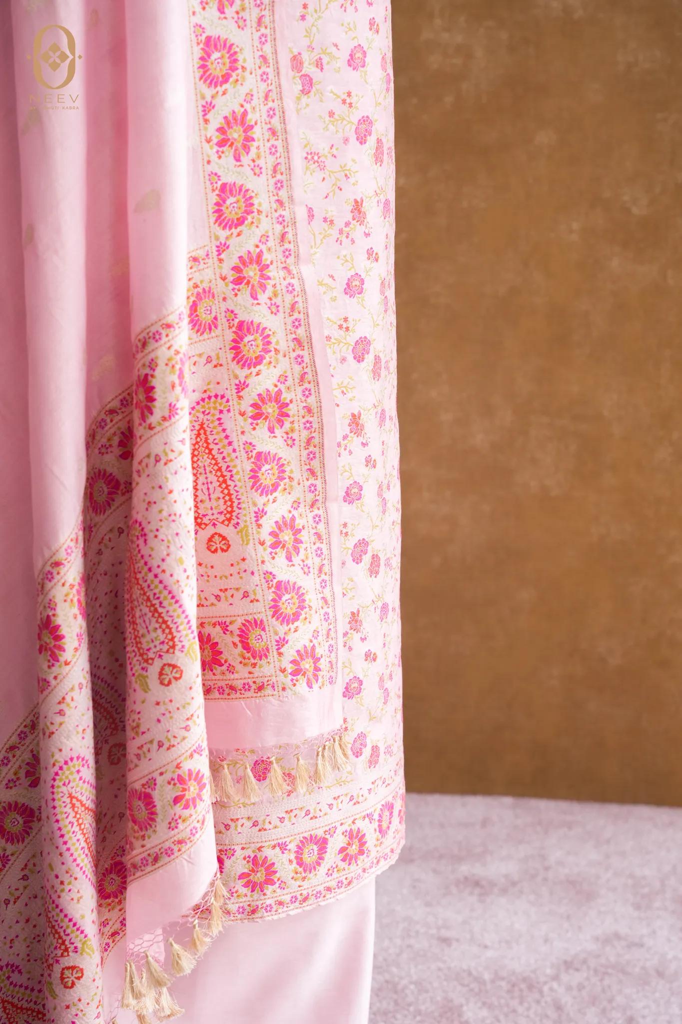 Kora Silk Meenakari Suit Set