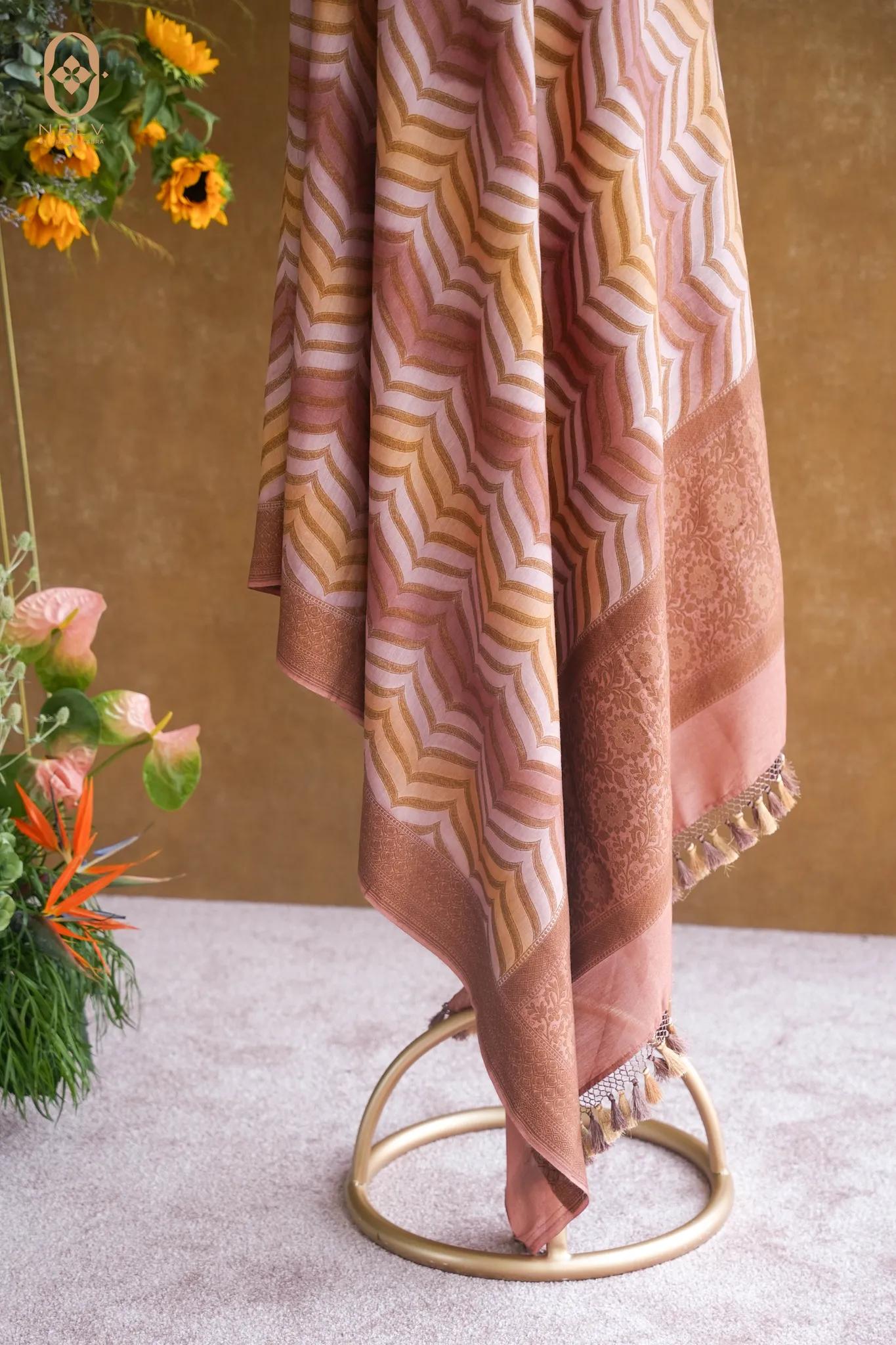 Munga Silk Jaal Dupatta