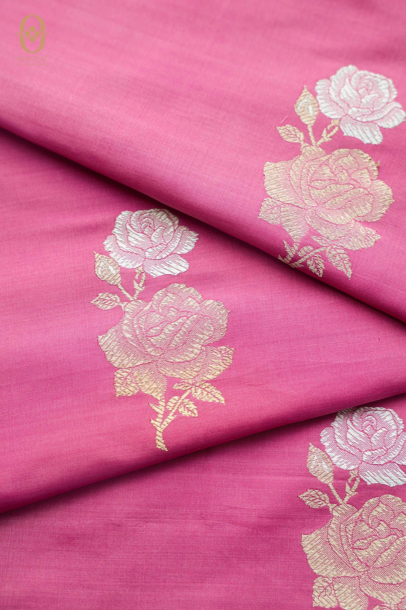 Gulboota Katan Silk Fabric