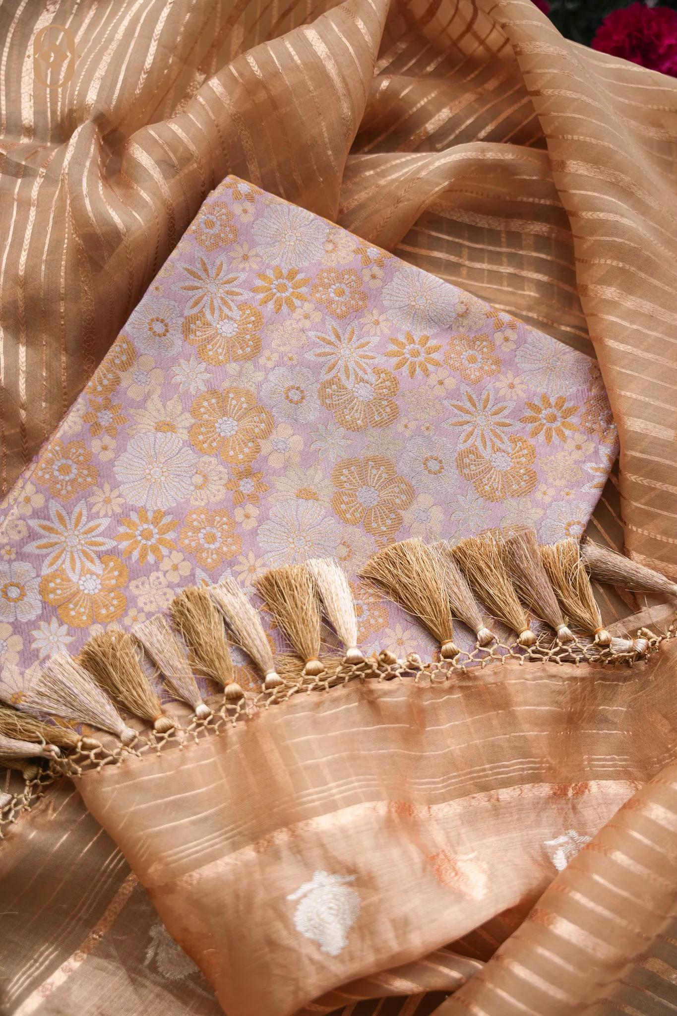 Katan Silk Brocade Suit Set