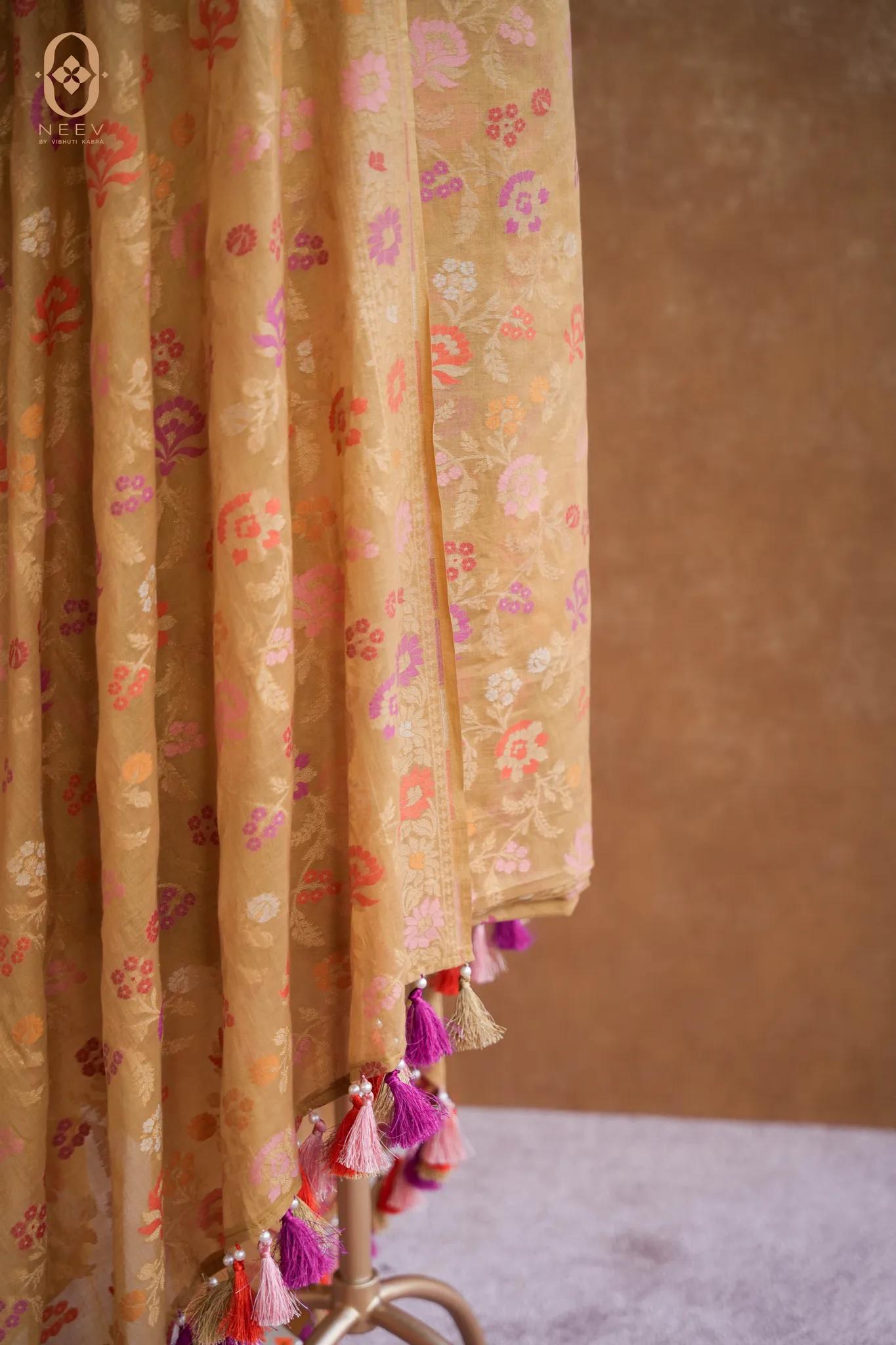 Ektara Cotton Multi Meenakari Suit Set