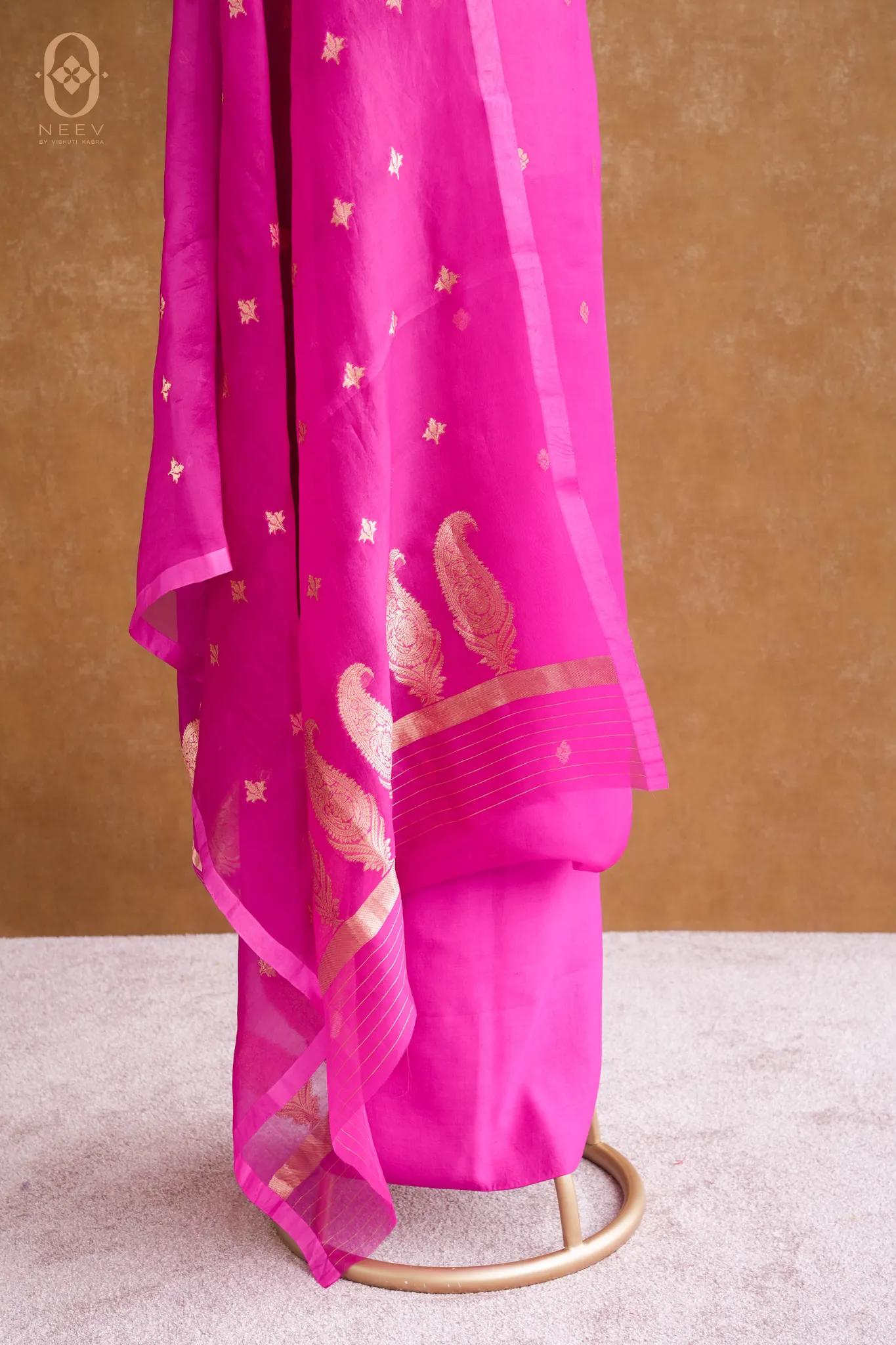 Kora Silk Boota Suit Set
