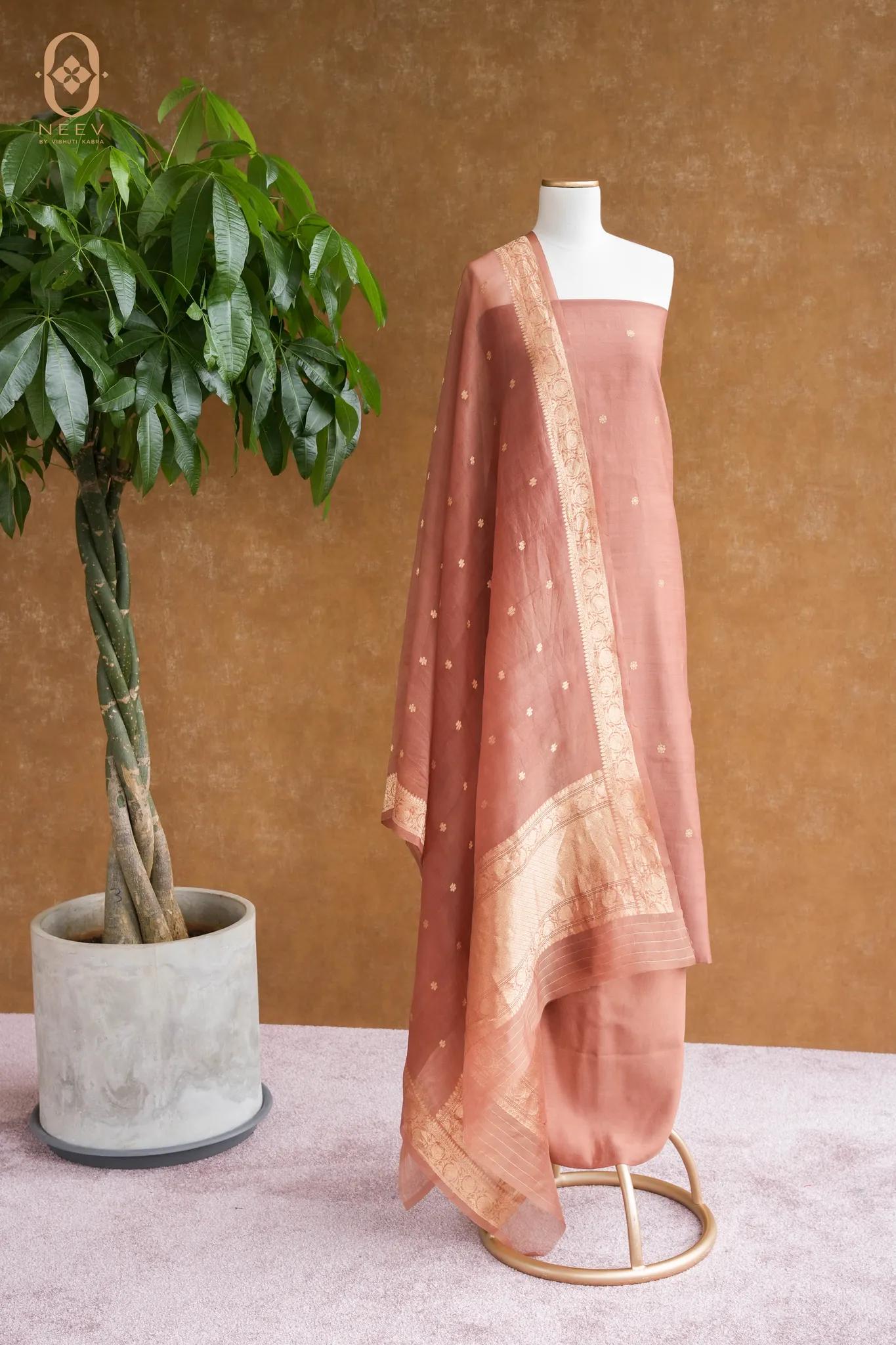 Chinia Silk Boota Suit Set