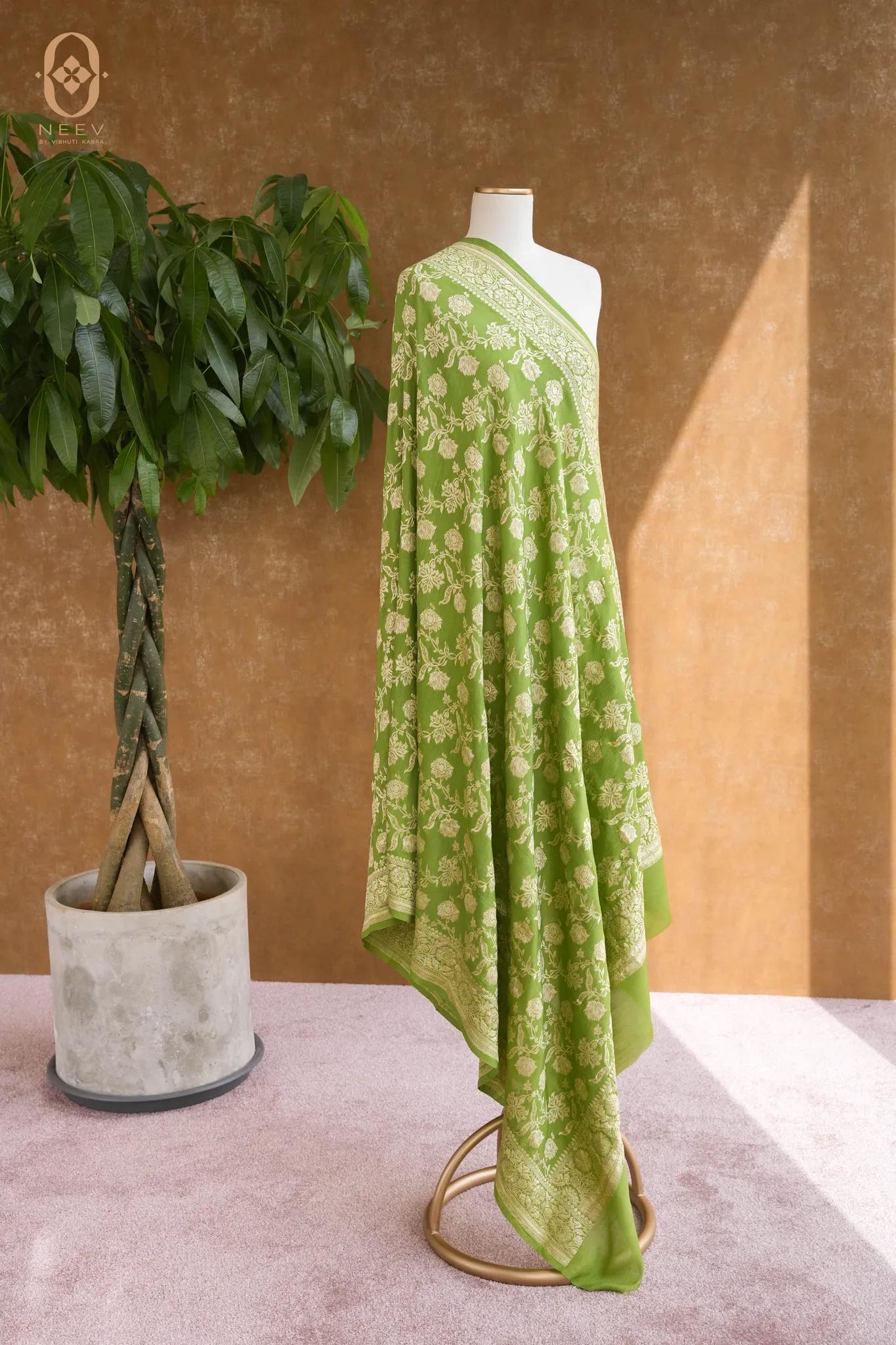 Munga Silk Jaal Dupatta