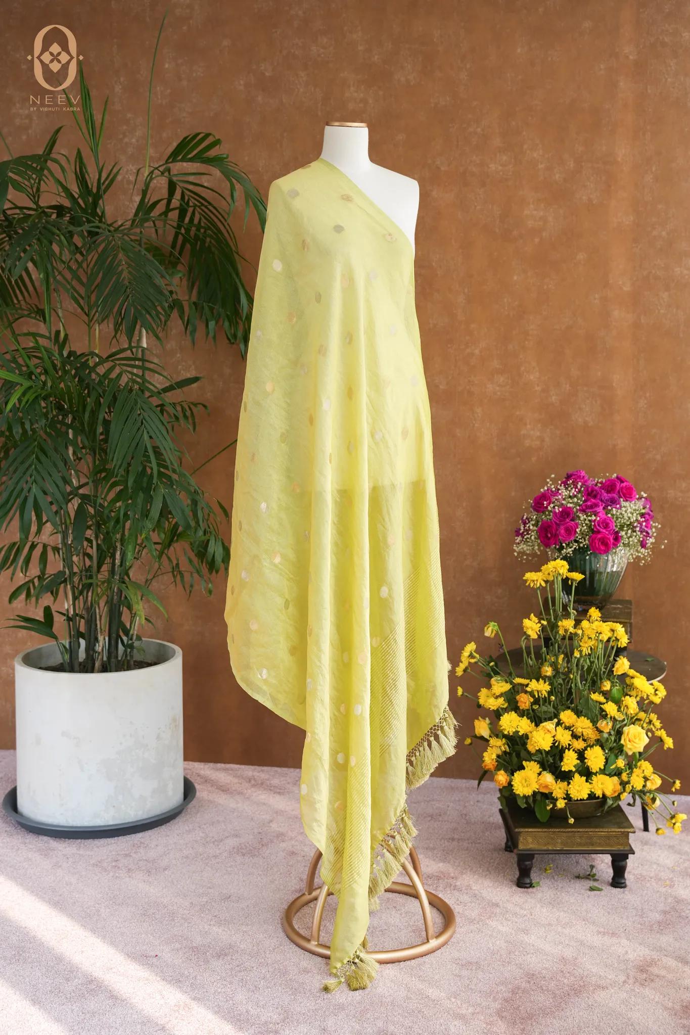 Tissue Silk Boota Dupatta