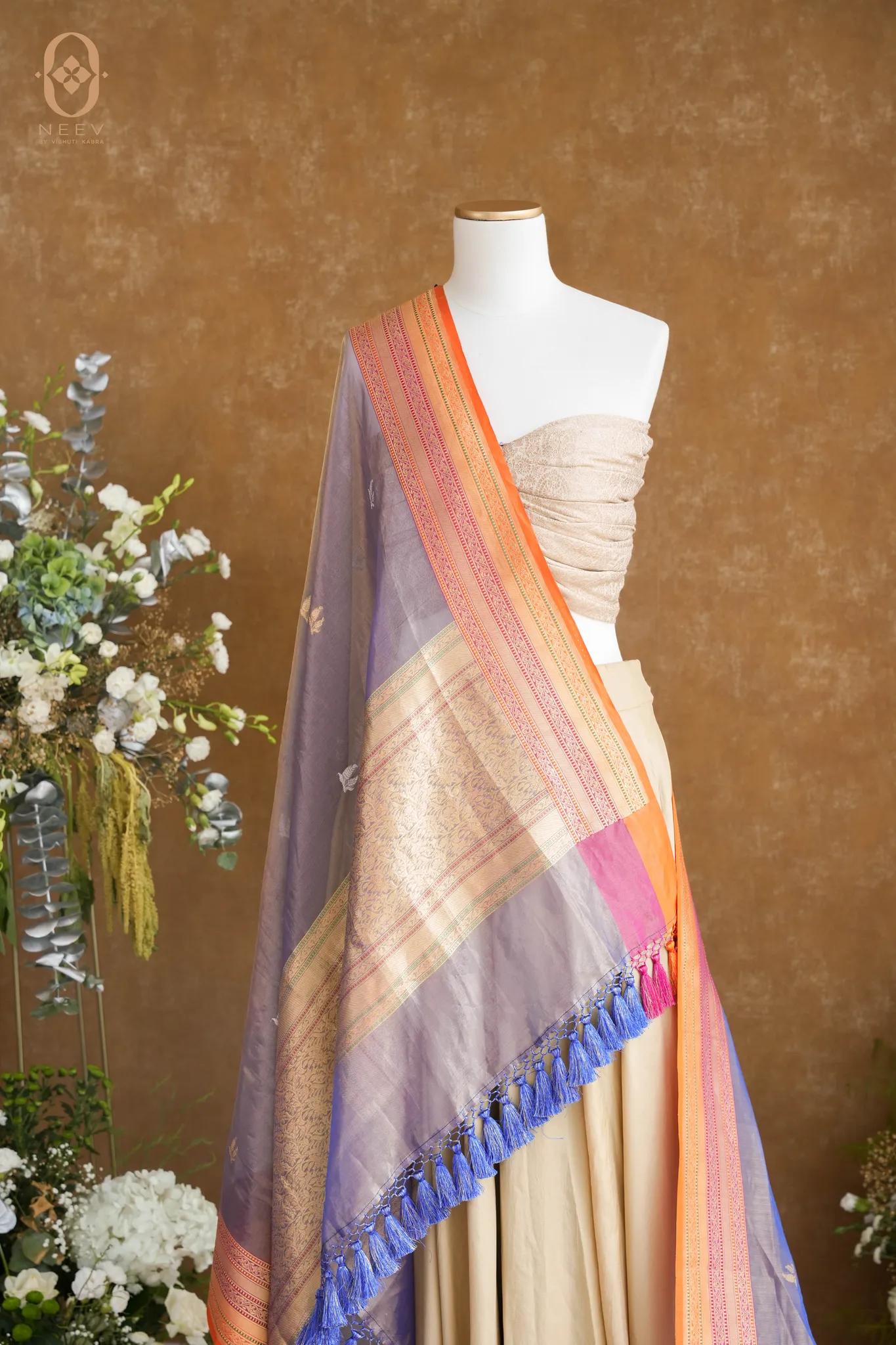 Kanjivaram Tissue Silk Dupatta