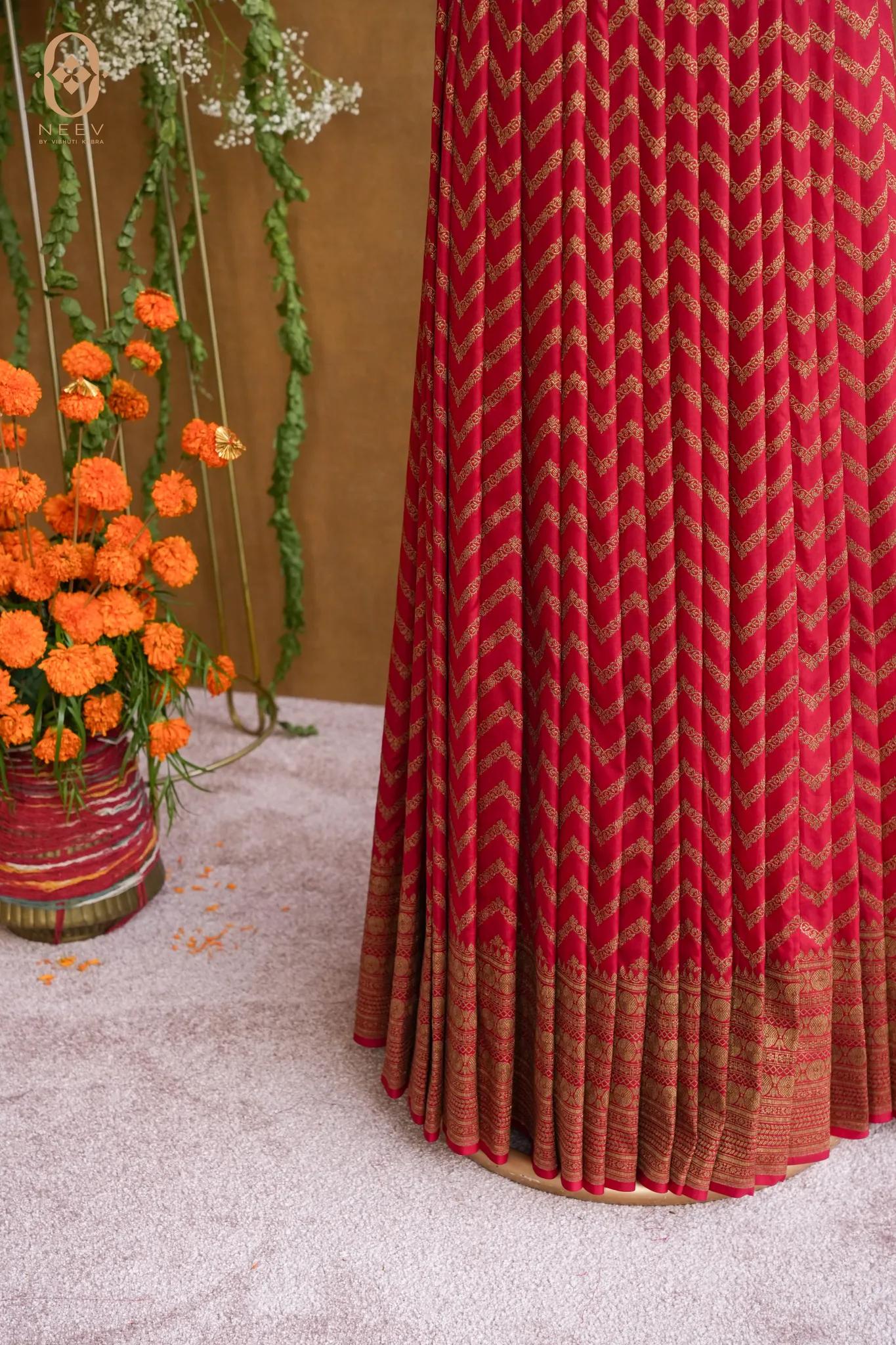 Katan Silk Lehenga Fabric