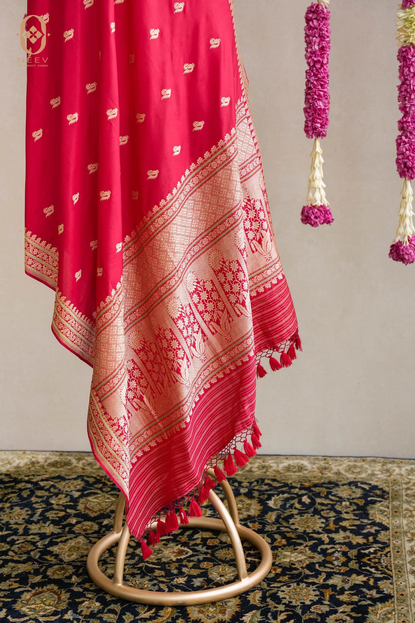 Katan Silk Boota Dupatta