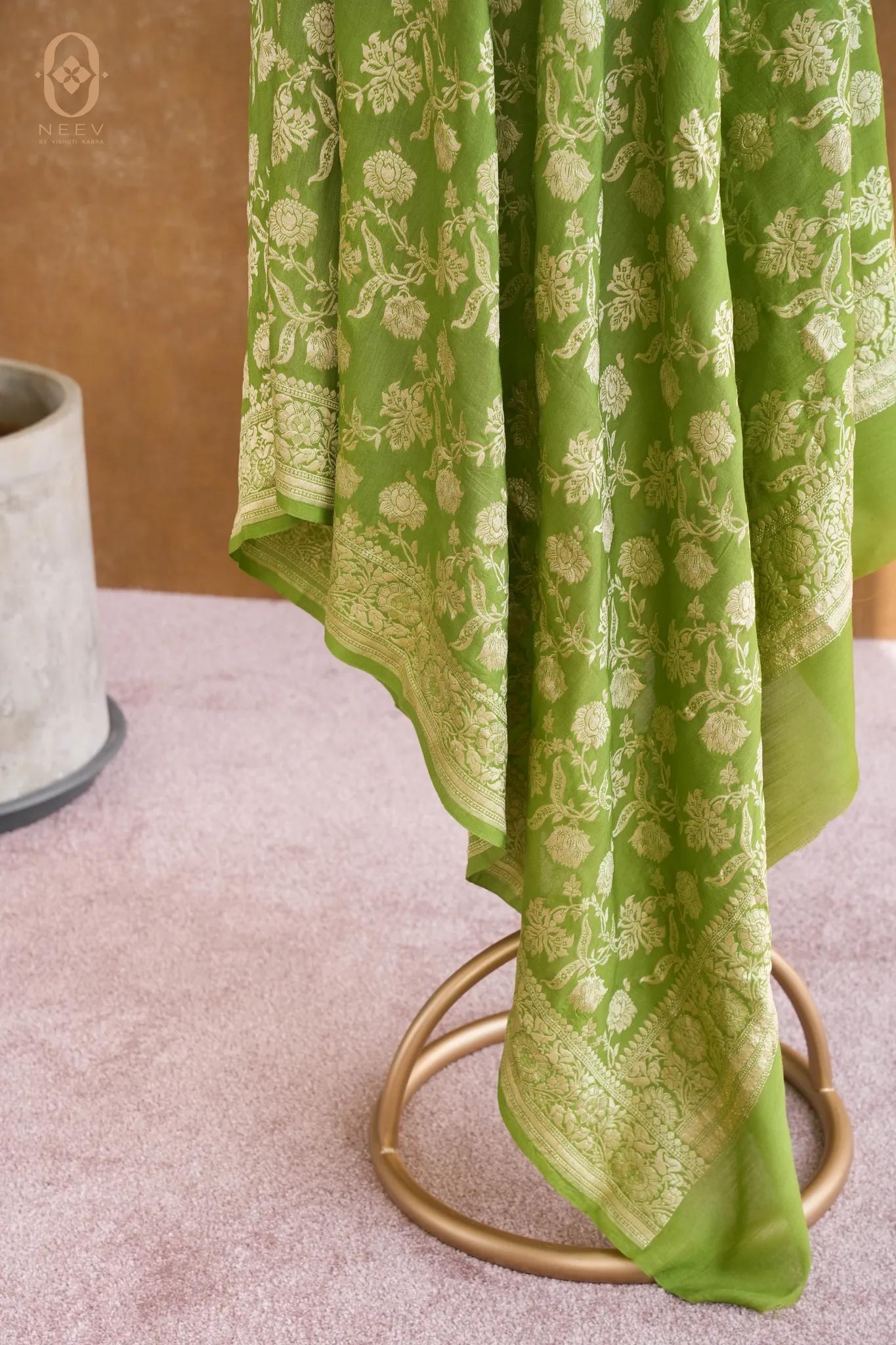 Munga Silk Jaal Dupatta