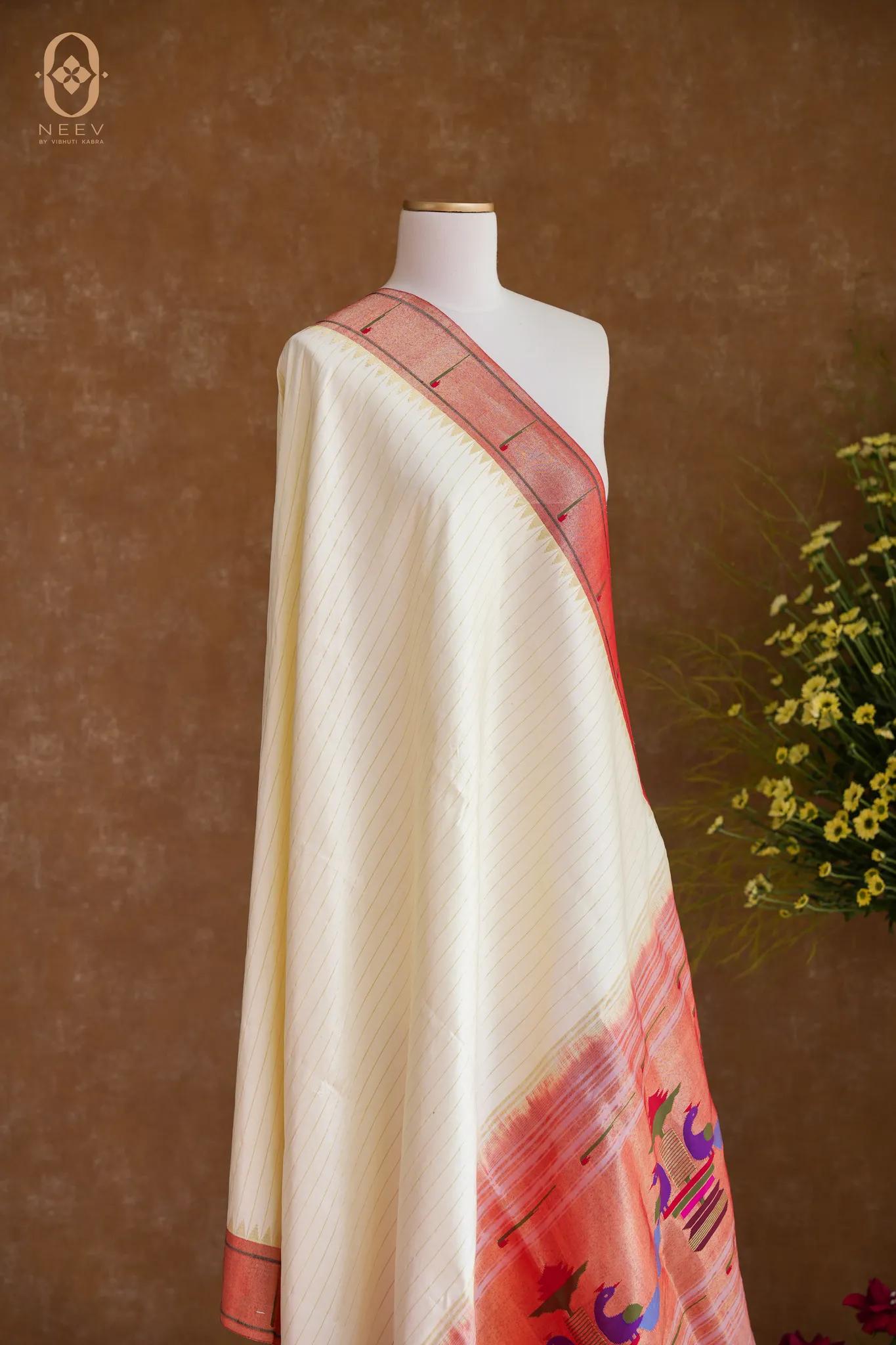 Paithani Katan Silk Dupatta