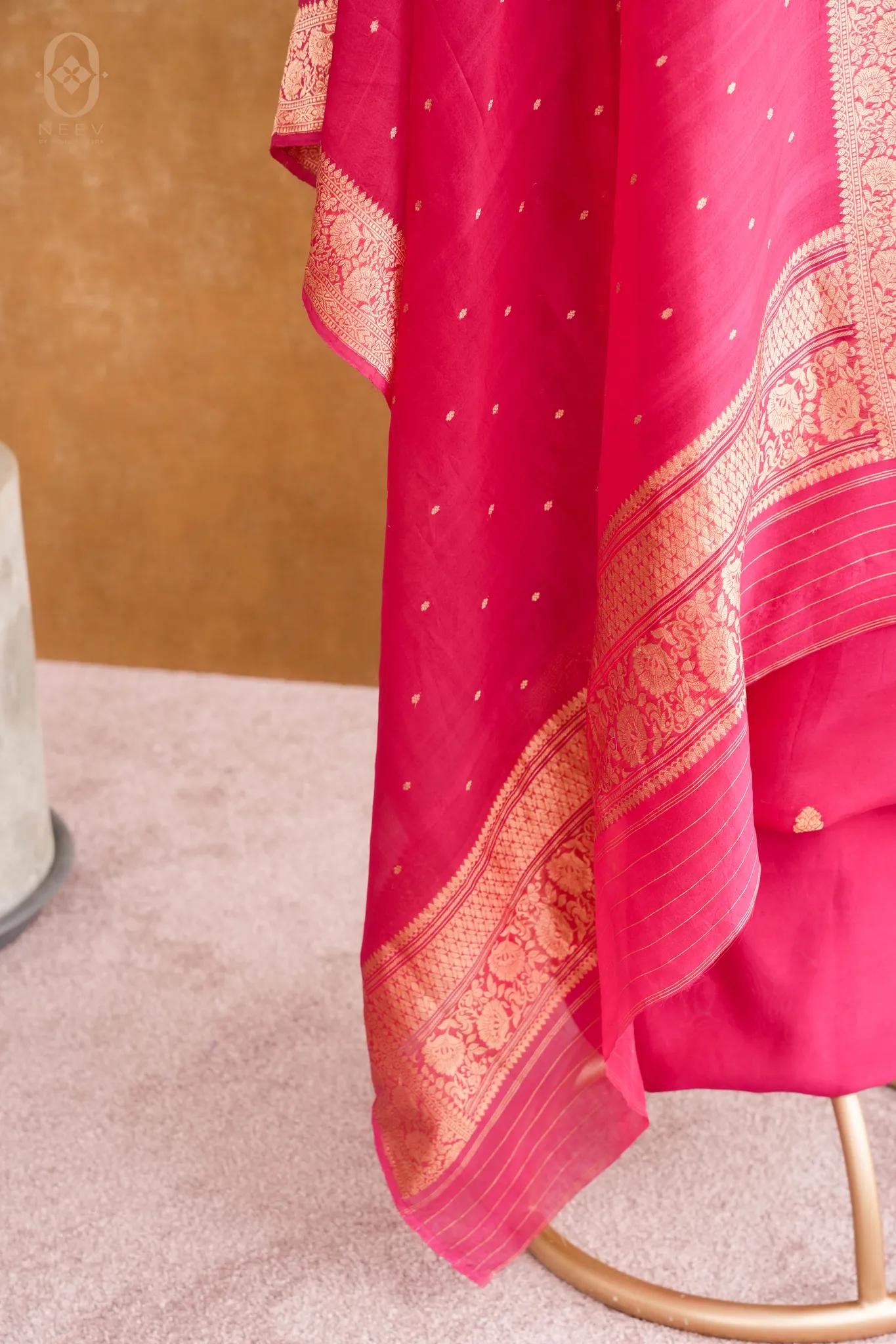 Kora Silk Boota Suit Set