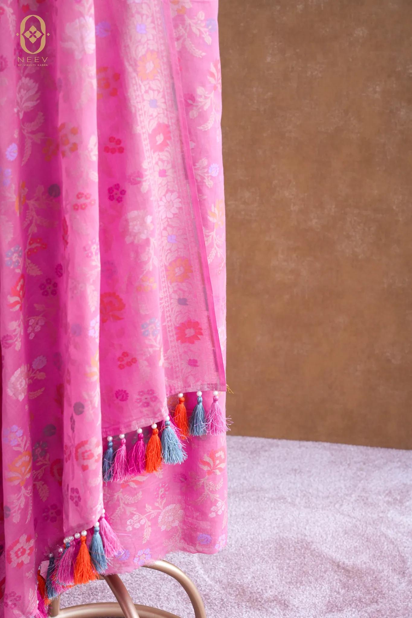 Ektara Cotton Multi Meenakari Suit Set