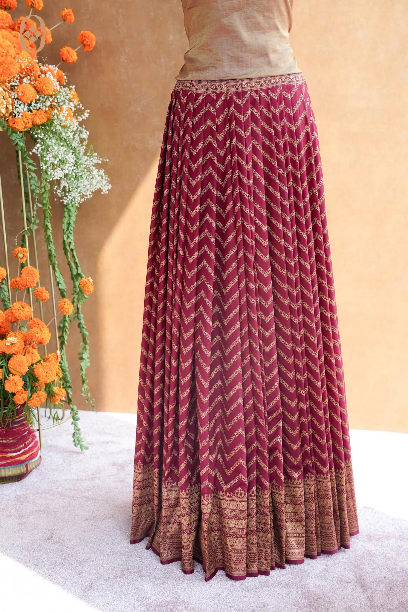 Katan Silk Lehenga Fabric