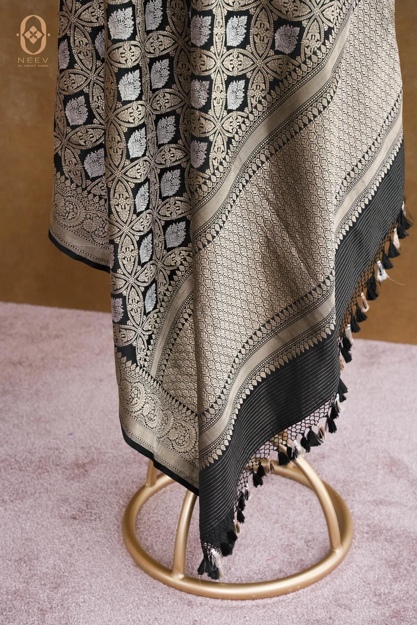Katan Silk Khadwa Weave Dupatta