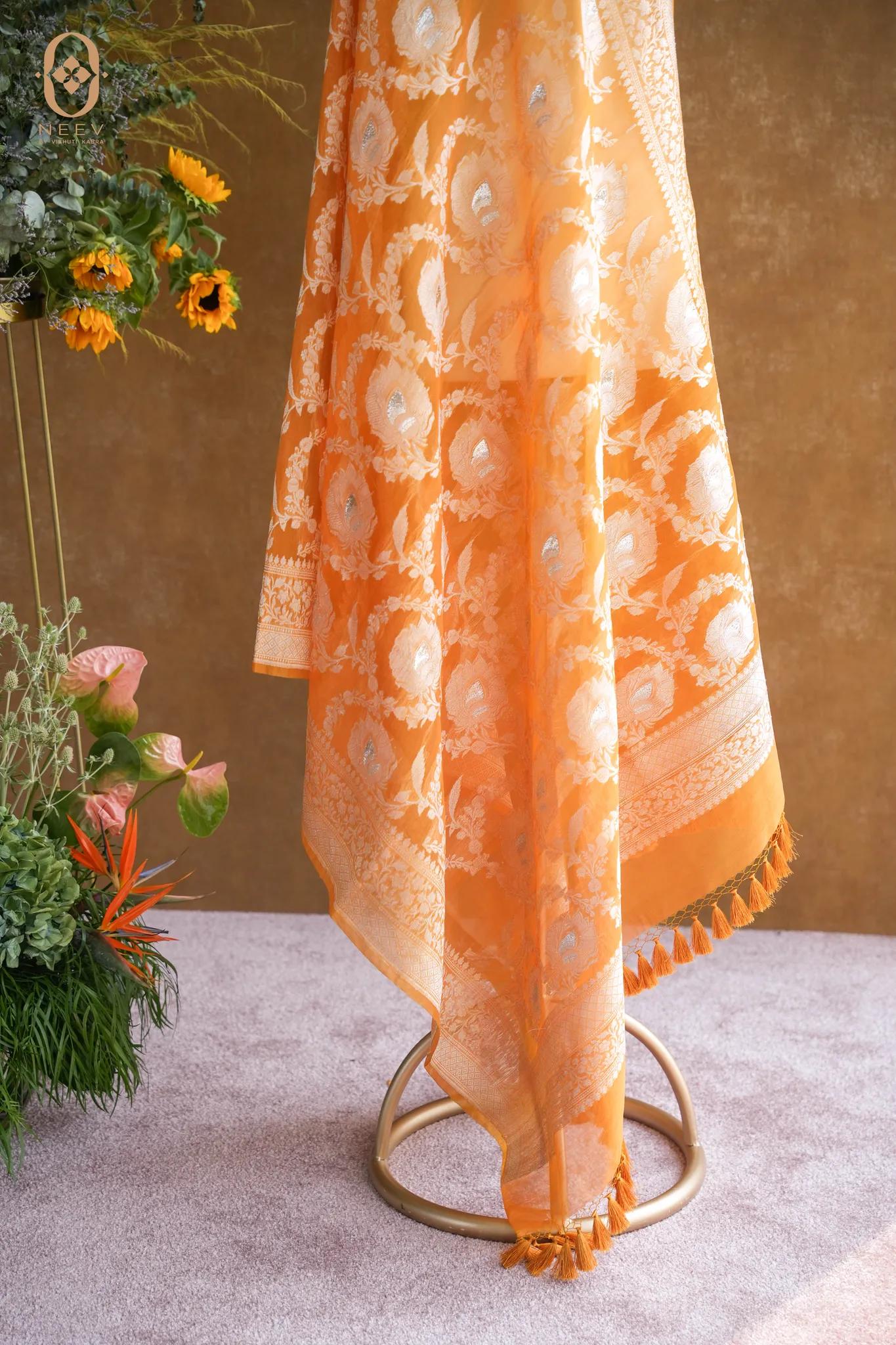Sona Kora Silk Dupatta