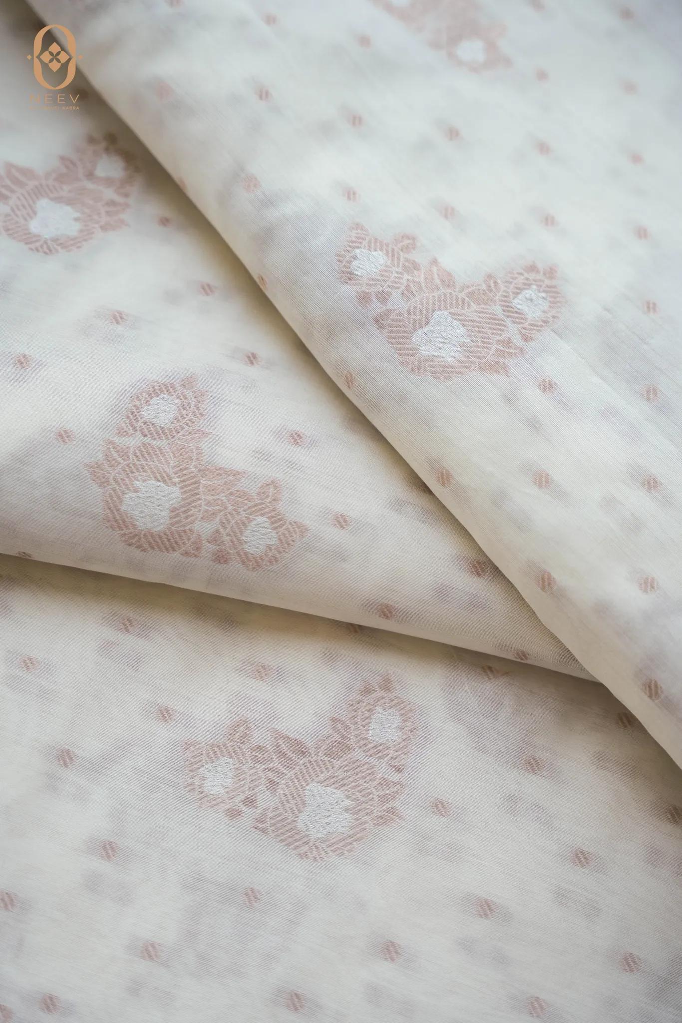 Chinia Silk Sona Rupa Boota Fabric